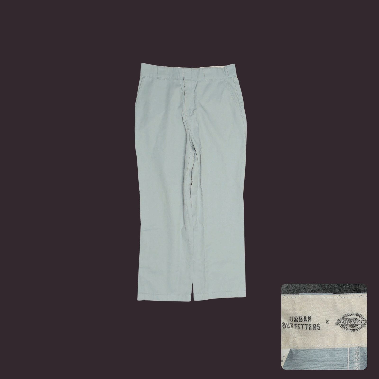 Dickies Urban Outfitters x Dickies Baby Blue Skater Pants W31 Size 31" - 1 Thumbnail