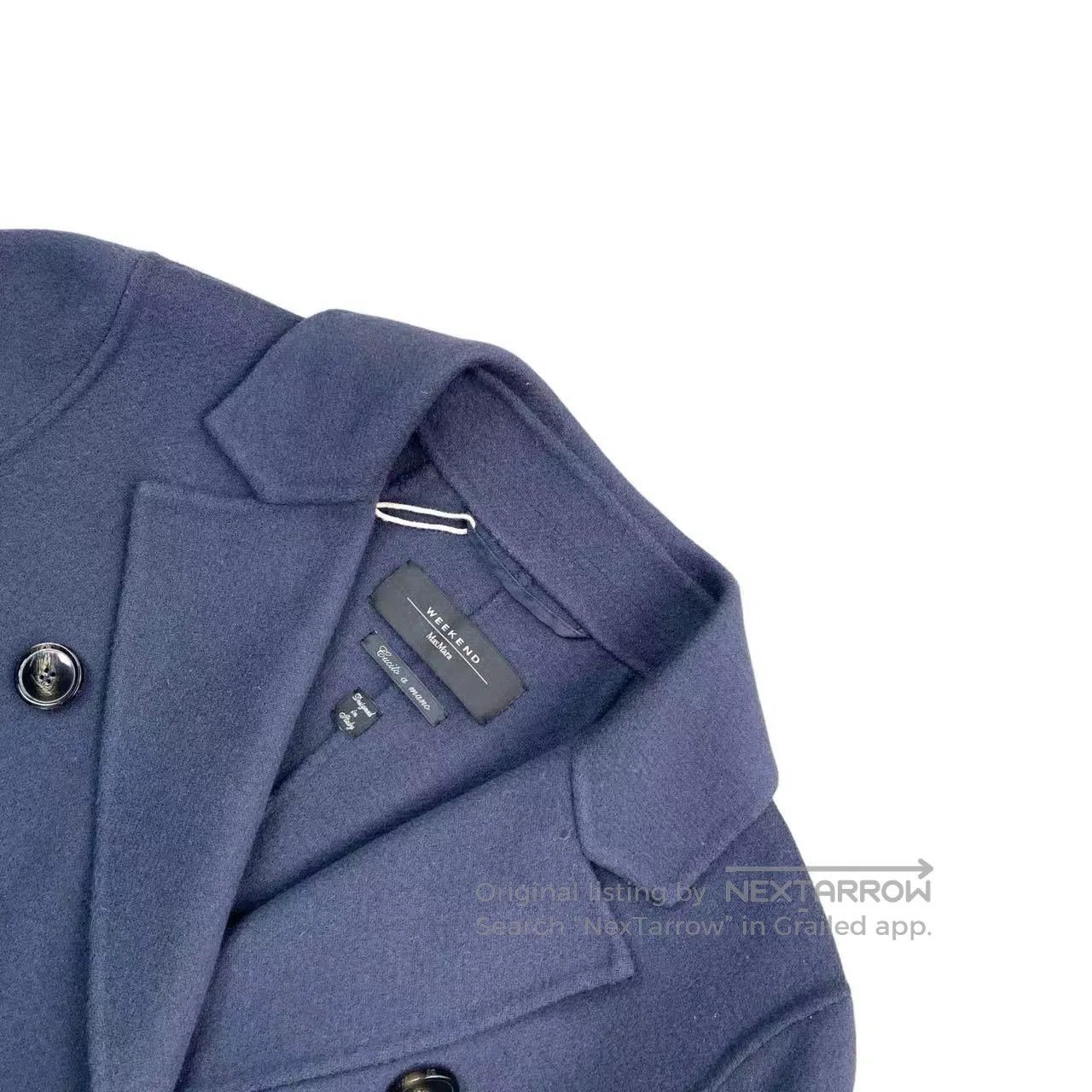 Max Mara Max Mara Dark blue coat| Size XXS / US 00 / IT 34 - 3 Thumbnail