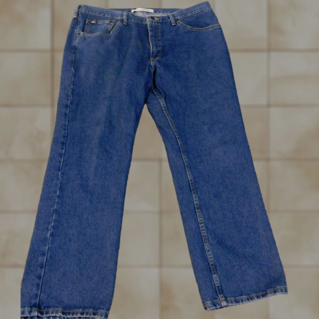 Lee Lee Jeans Men 40x30 Jeans Regular Fit Denim Classic Cotton Blue Straight USA 40 Inseam 30 Distressed Pockets Vintage No Size US 40 / EU 56 - 1 Thumbnail