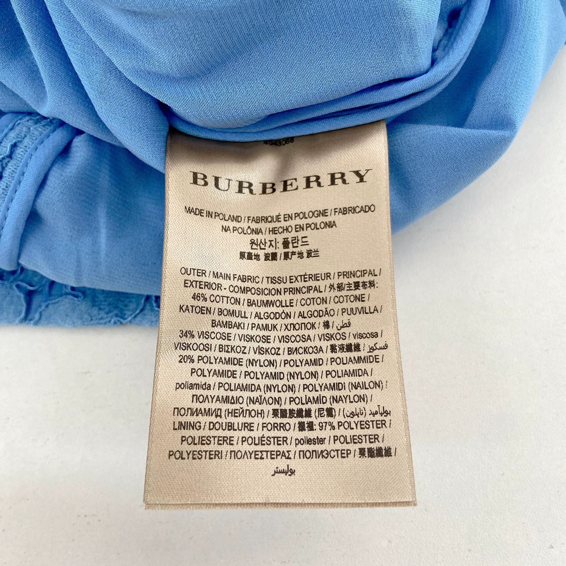 Burberry Burberry lace blue dress Size XS / US 0-2 / IT 36-38 - 5 Thumbnail