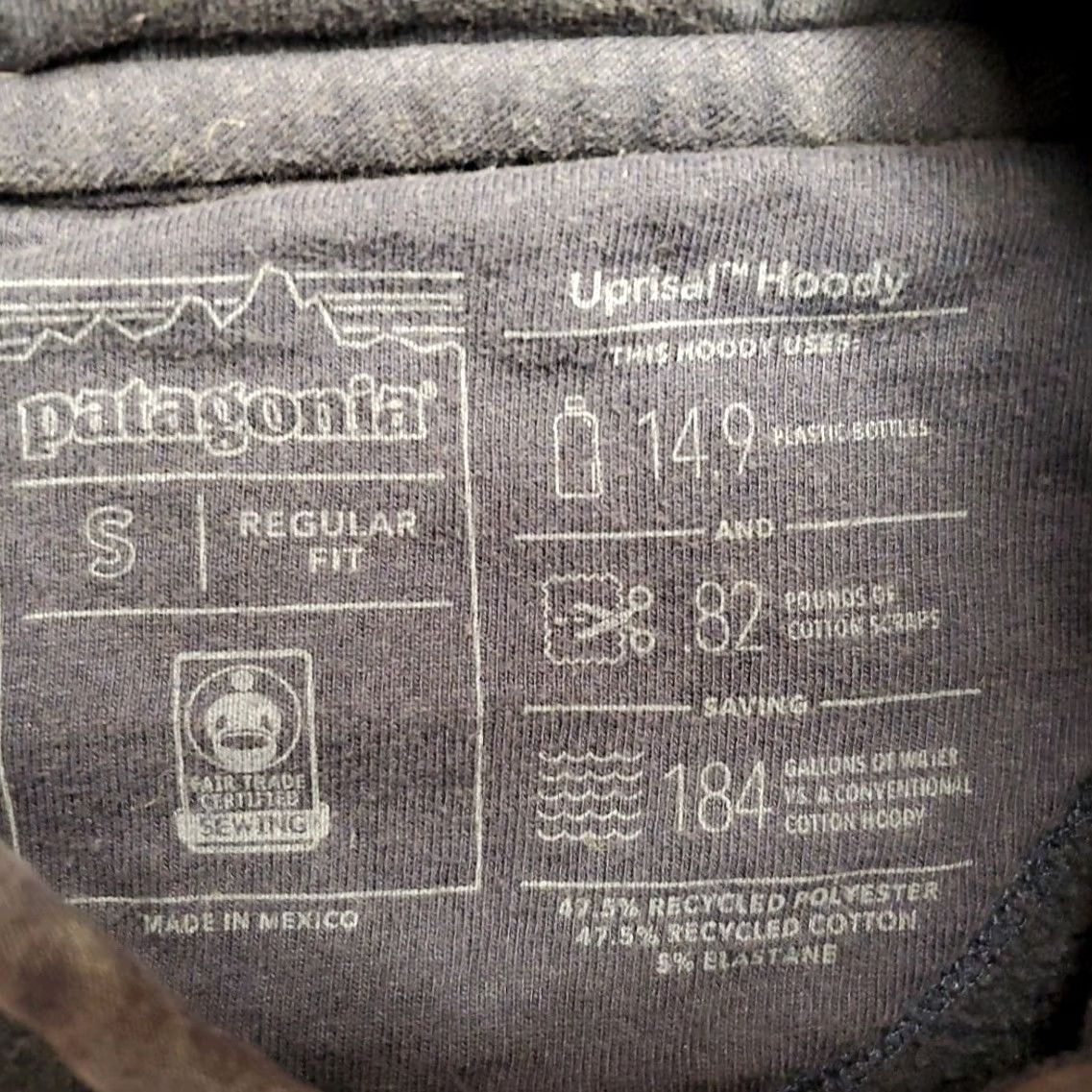 Patagonia Patagonia Hoodie Womens S Blue Uprisal Fitz Roy Bear Recycled Outdoors Gorp Pullover Logo Fleece Casual Modern Outdoor Activities 90s? Size S / US 4 / IT 40 - 5 Thumbnail