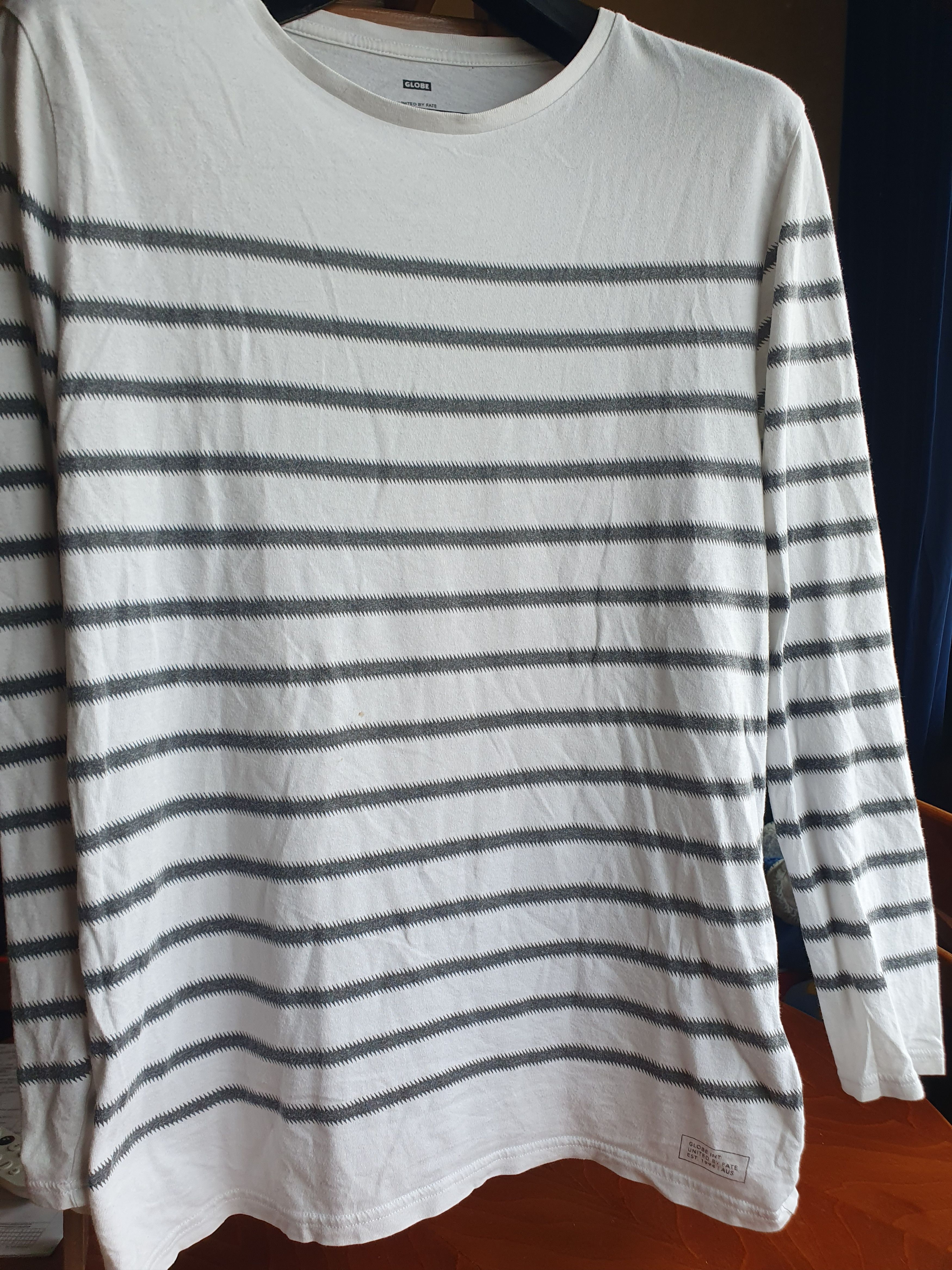 Globe × Vintage Globe Int Skateboarding Vtg Striped Long Sleeve t-shirt M Size US M / EU 48-50 / 2 - 2 Thumbnail