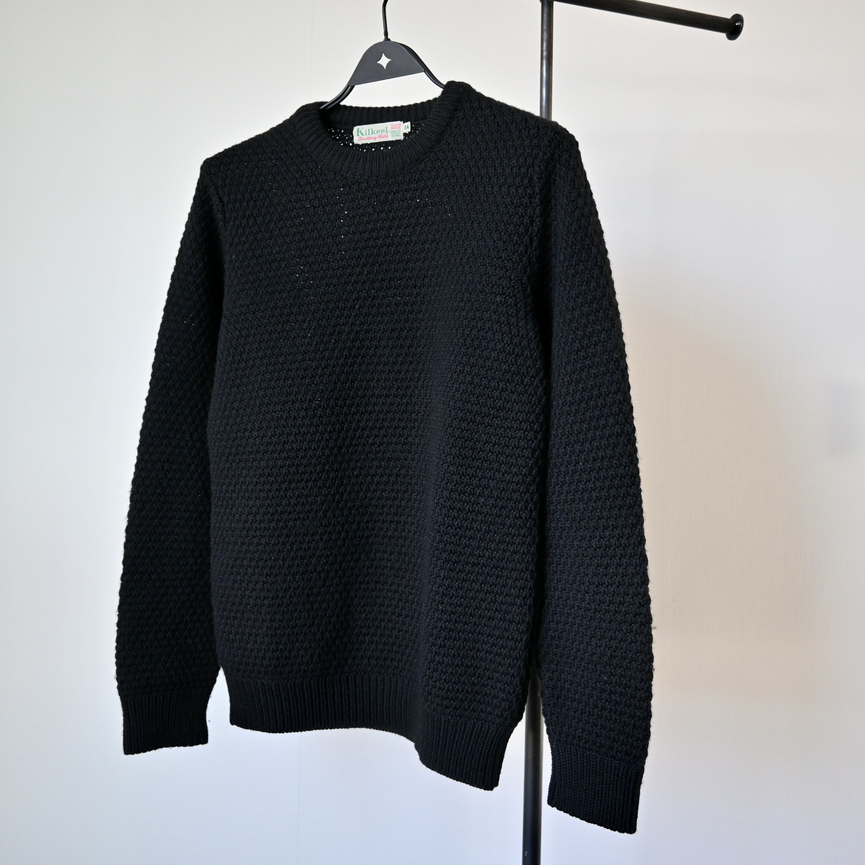 Other Kilkeel Knitting Mills popcorn knit sweater, made in England Size US S / EU 44-46 / 1 - 14 Thumbnail