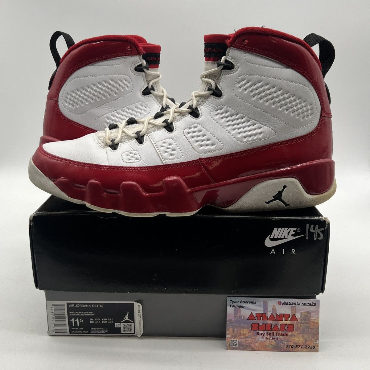 Jordan Brand Air Jordan 9 gym red Size US 11.5 / EU 44-45 - 1 Thumbnail