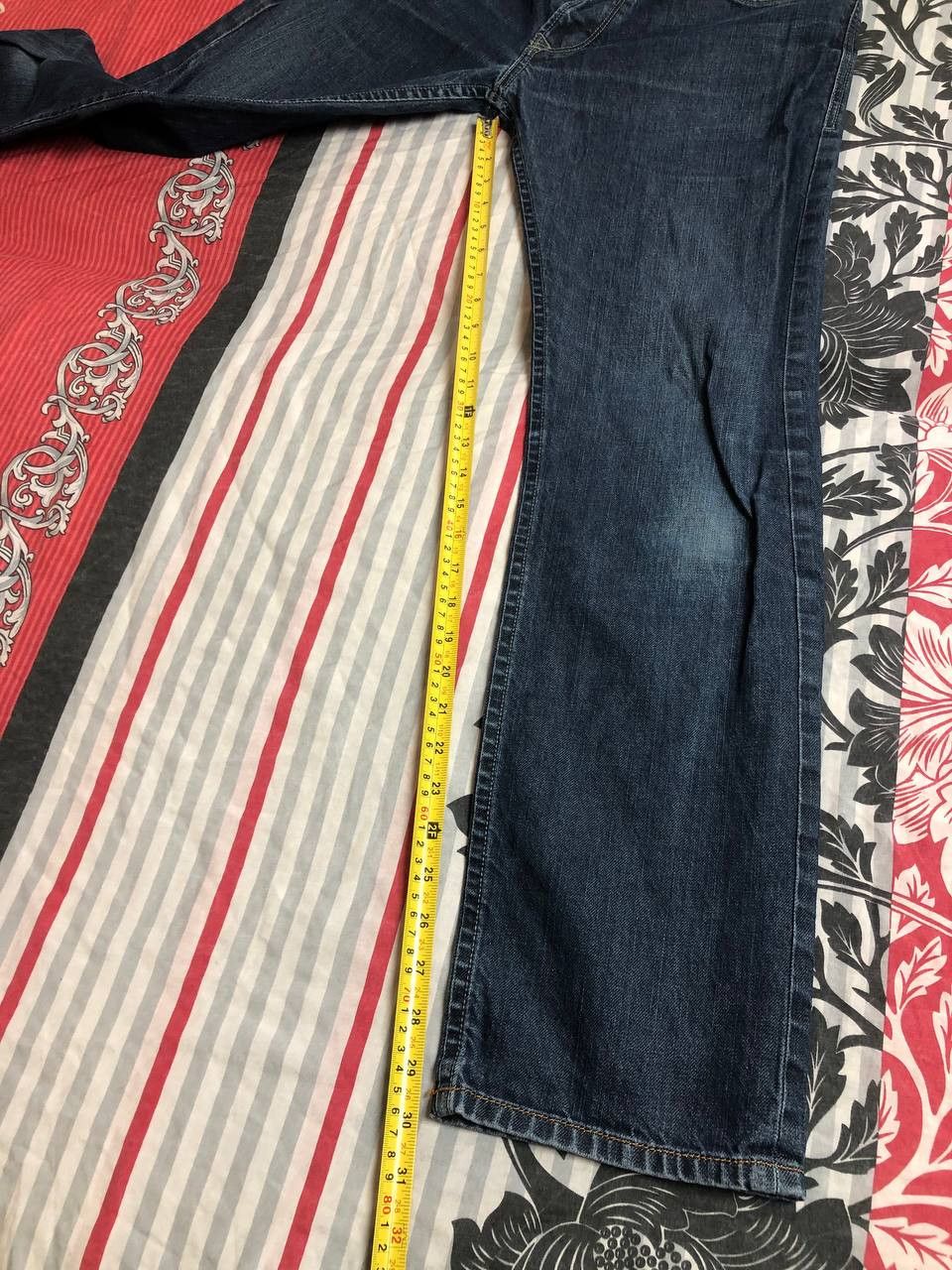 Diesel Vintage Diesel Jeans Y2K Embroidered Logo Back Designer Size US 31 - 23 Thumbnail