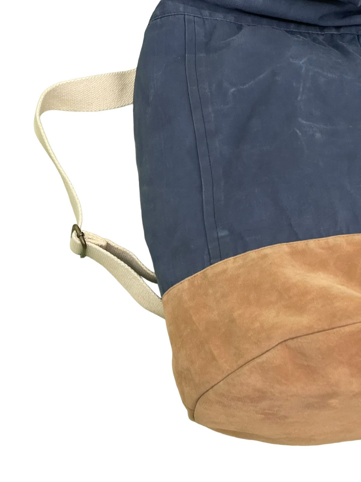 Japanese Brand Backpack R. Newbold Cotton Canvas Leather Bag 1🟩 Size ONE SIZE - 5 Thumbnail