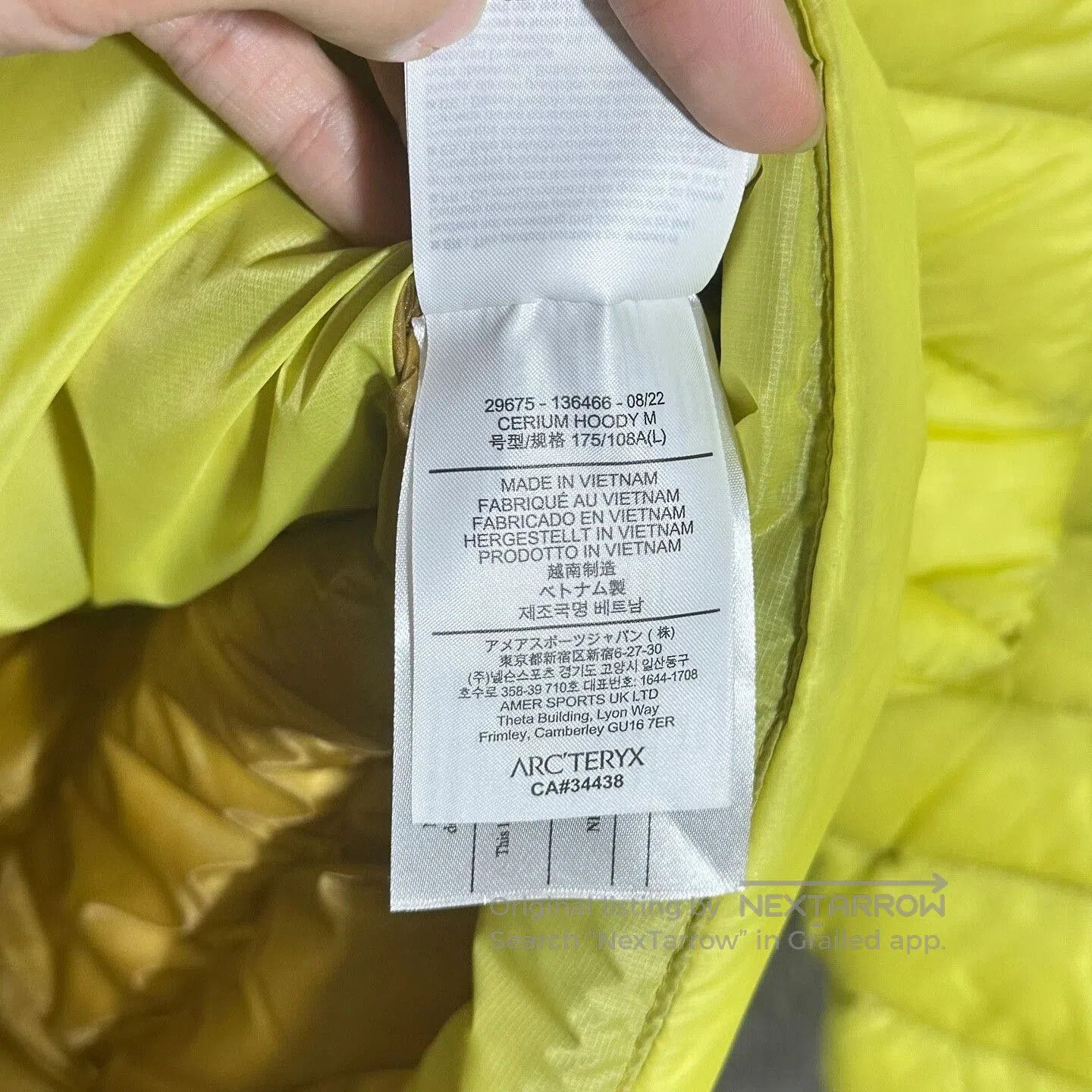 Arc'teryx arcteryx cerium down jacket for men. Size US L / EU 52-54 / 3 - 7 Thumbnail