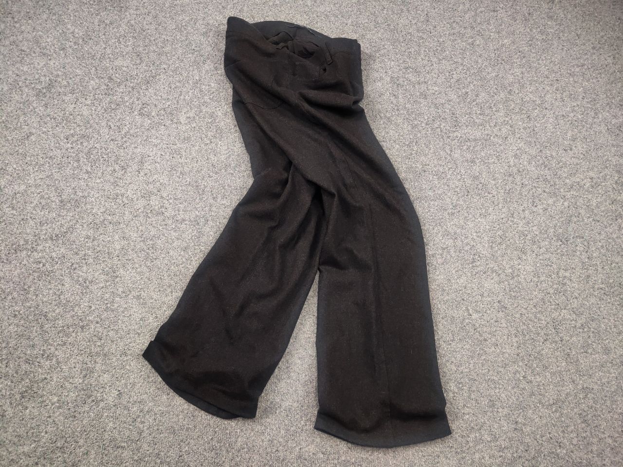 Max Mara Max Mara design for easy living Gray Wool Trousers Pants Size 32" / US 10 / IT 46 - 3 Thumbnail