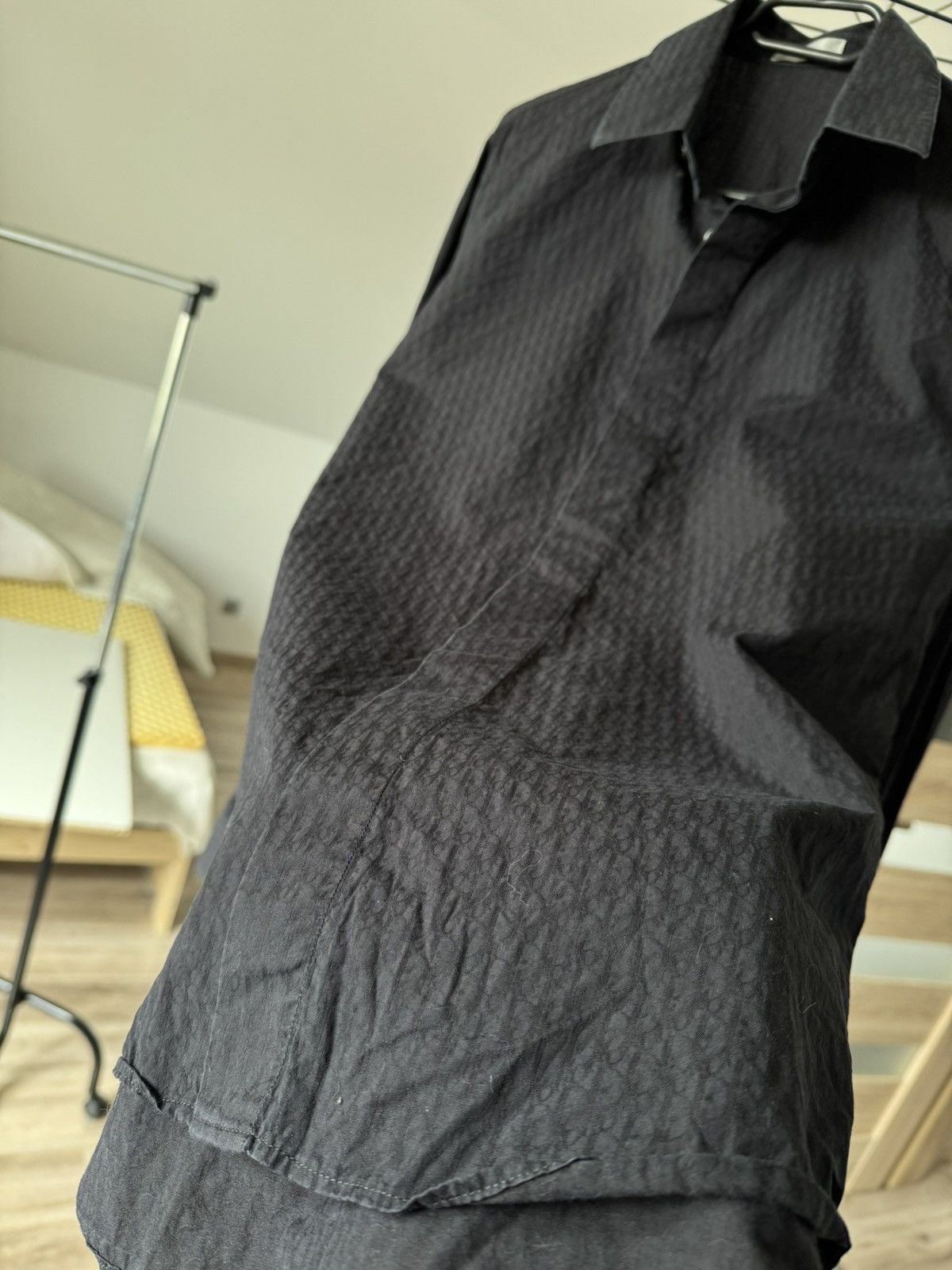 Dior Dior Black Monogram Shirt Hidden Buttons Long Sleeve Size US S / EU 44-46 / 1 - 15 Thumbnail