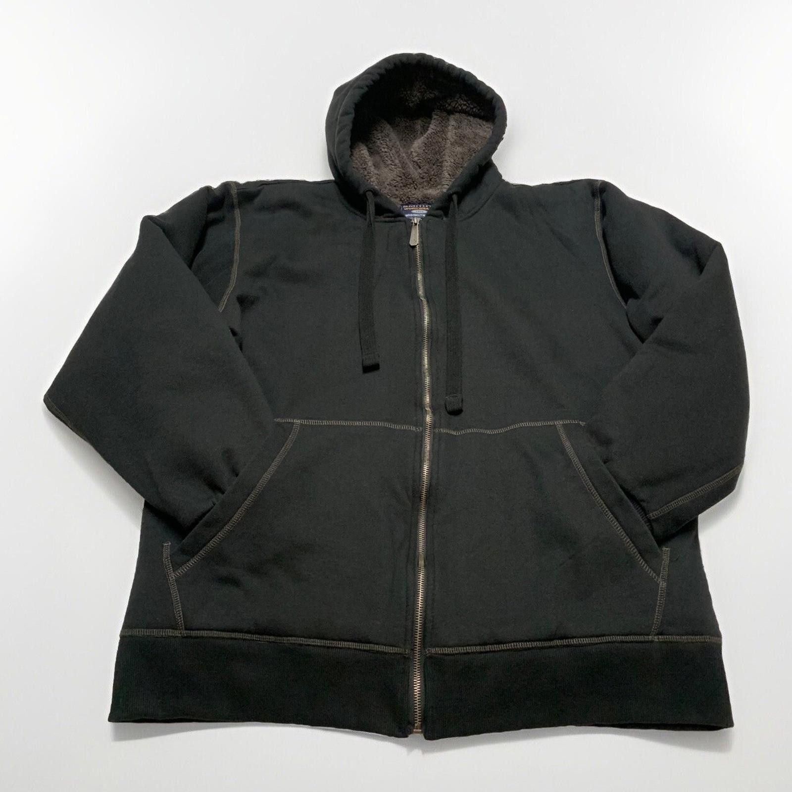 Other Smith's Work Wear Men's L Black Sherpa Hooded Jacket Size US L / EU 52-54 / 3 - 1 Thumbnail