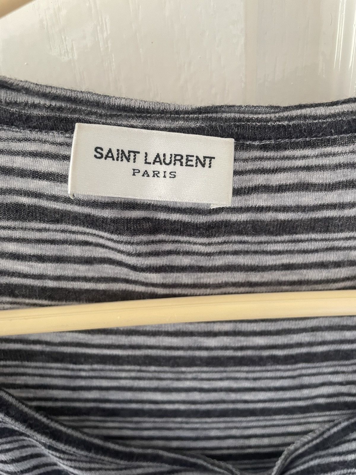 Saint Laurent Paris Striped Saint Laurent T-shirt Size US M / EU 48-50 / 2 - 5 Thumbnail