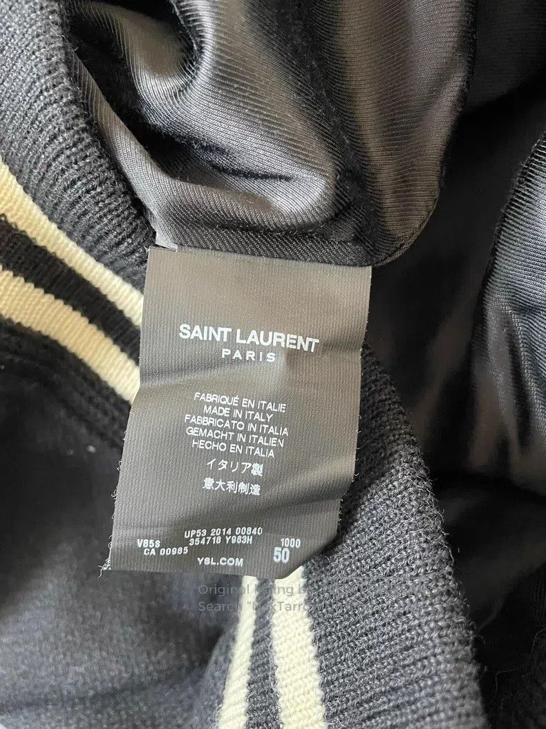 Saint Laurent Paris Saint Laurent Paris Black and white patchwork leather wool Size US M / EU 48-50 / 2 - 5 Thumbnail