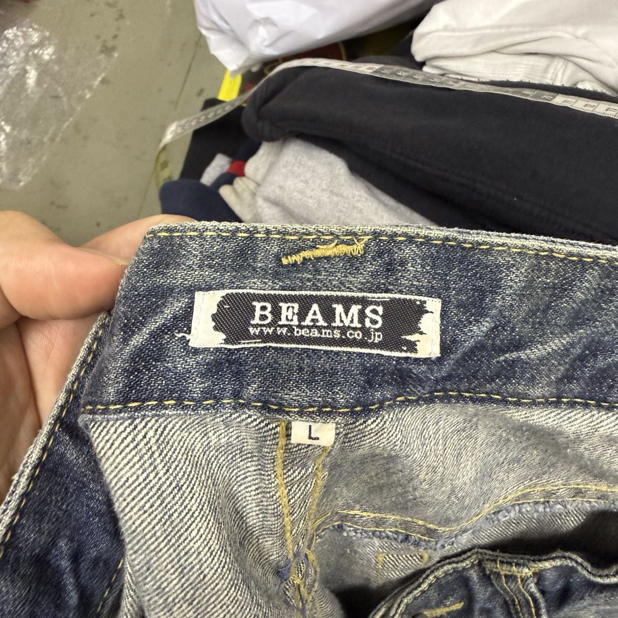 Beams Plus Beams Paint Splatter Distressed Denim Jeans Helmut Lang Size US 32 / EU 48 - 15 Thumbnail