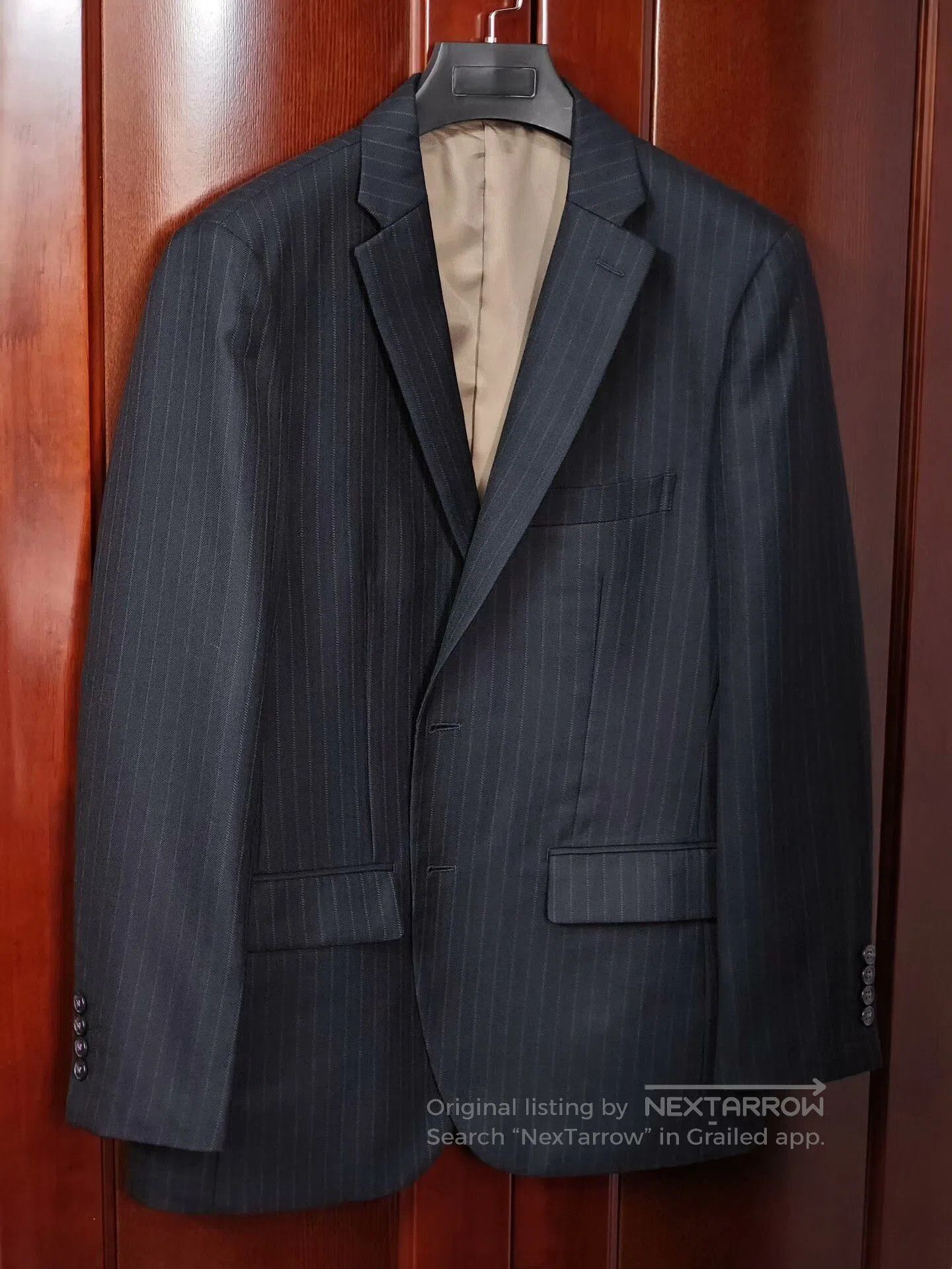 Abraham Moon & Sons British Moon Wool Tweed Suit Jacket. Size US M / EU 48-50 / 2 - 1 Thumbnail