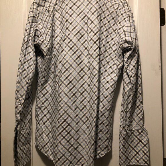 Banana Republic banana Republic men's cotton dress shirt size: L(16-16 1/2) Size US L / EU 52-54 / 3 - 5 Thumbnail