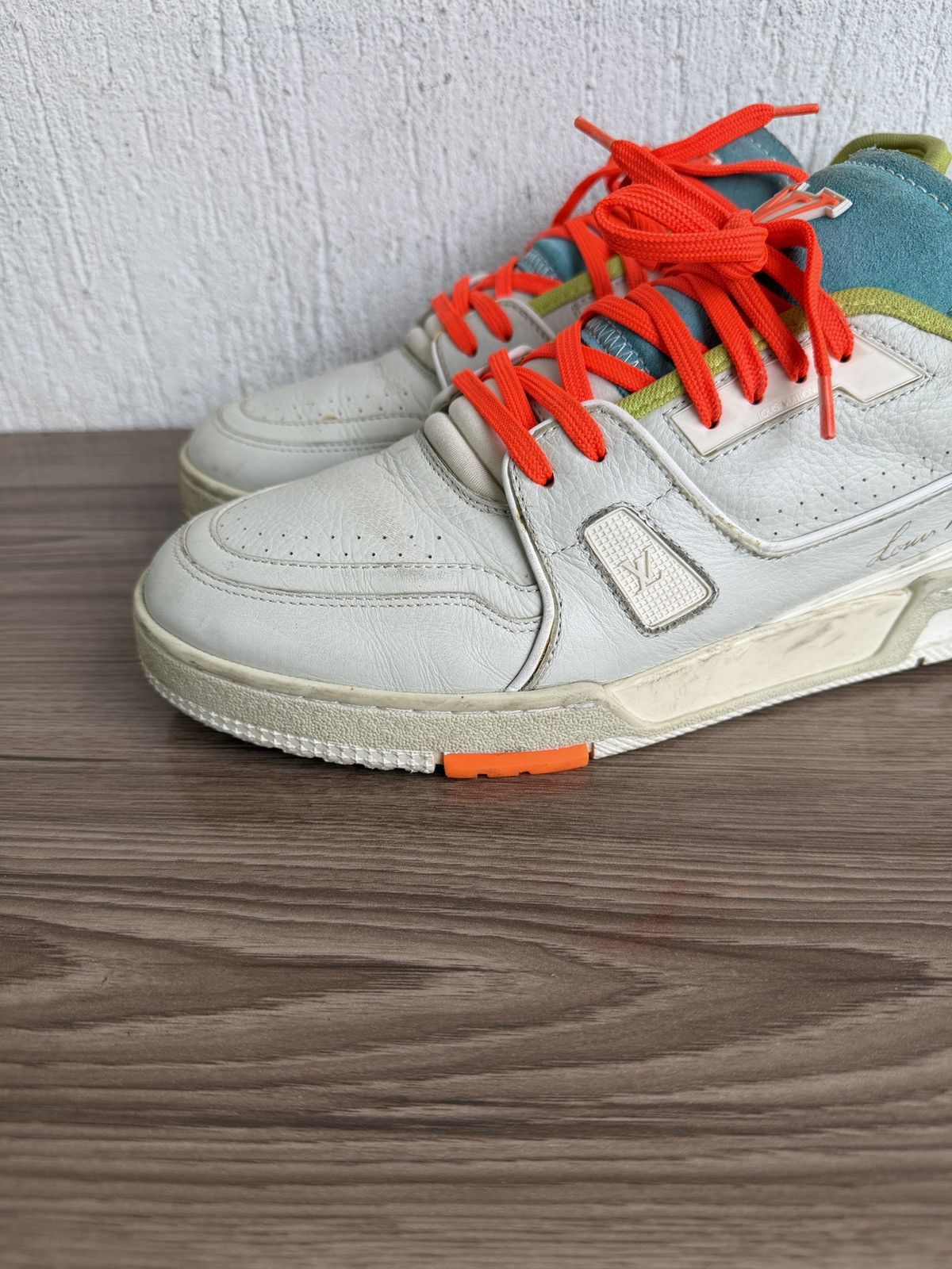 Louis Vuitton Special edition Virgil Abloh trainers Size US 11 / EU 44 - 4 Thumbnail