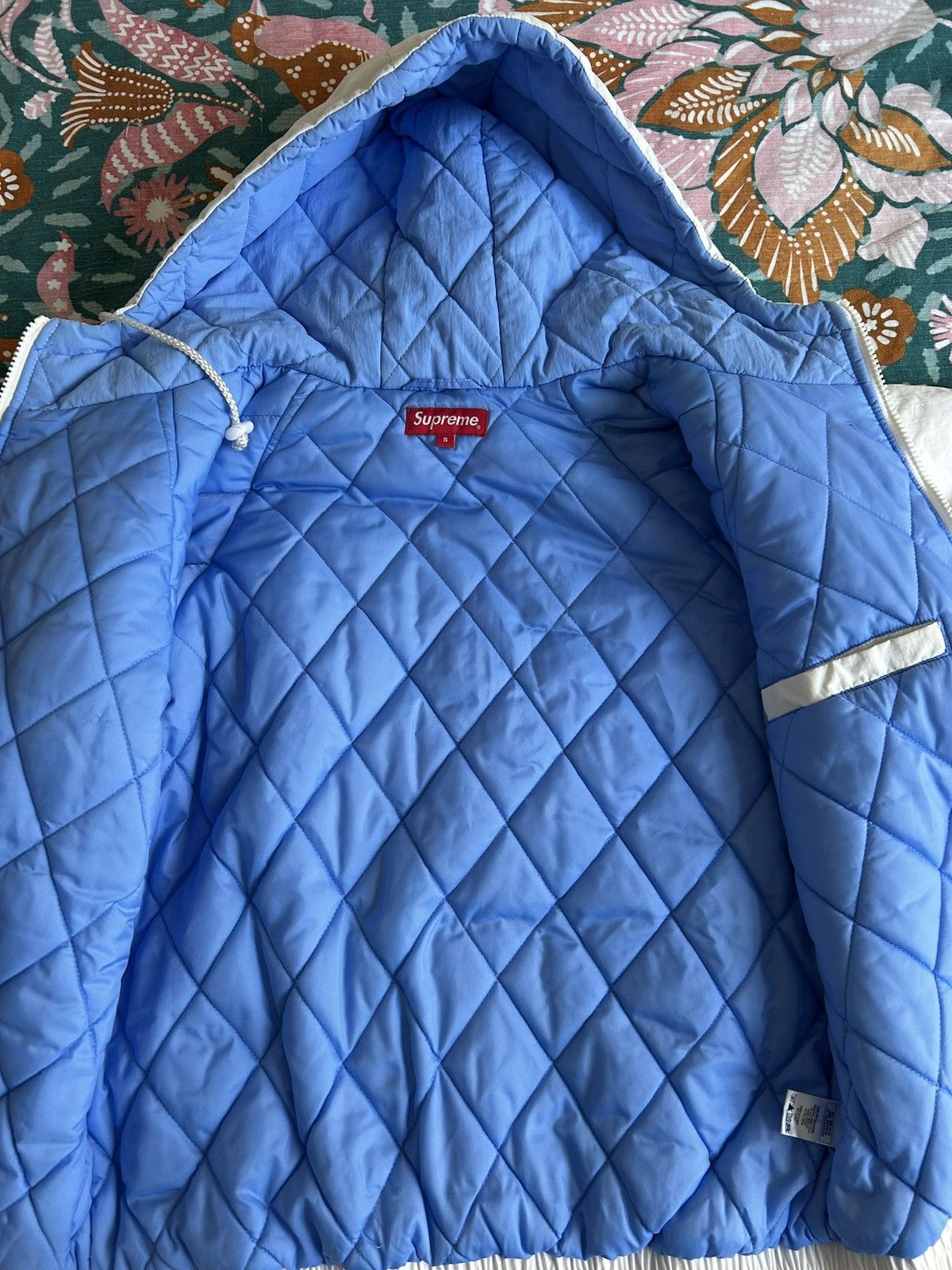 Supreme Sleeve Script Sideline Jacket 'White'