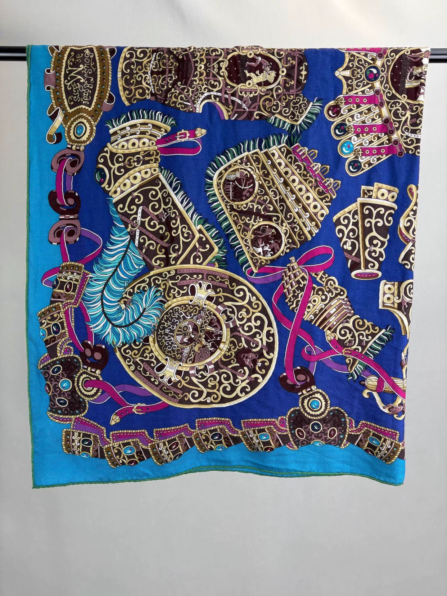 Hermes HERMES Mars Protection Cashmere Scarf K1 Size ONE SIZE - 2 Thumbnail
