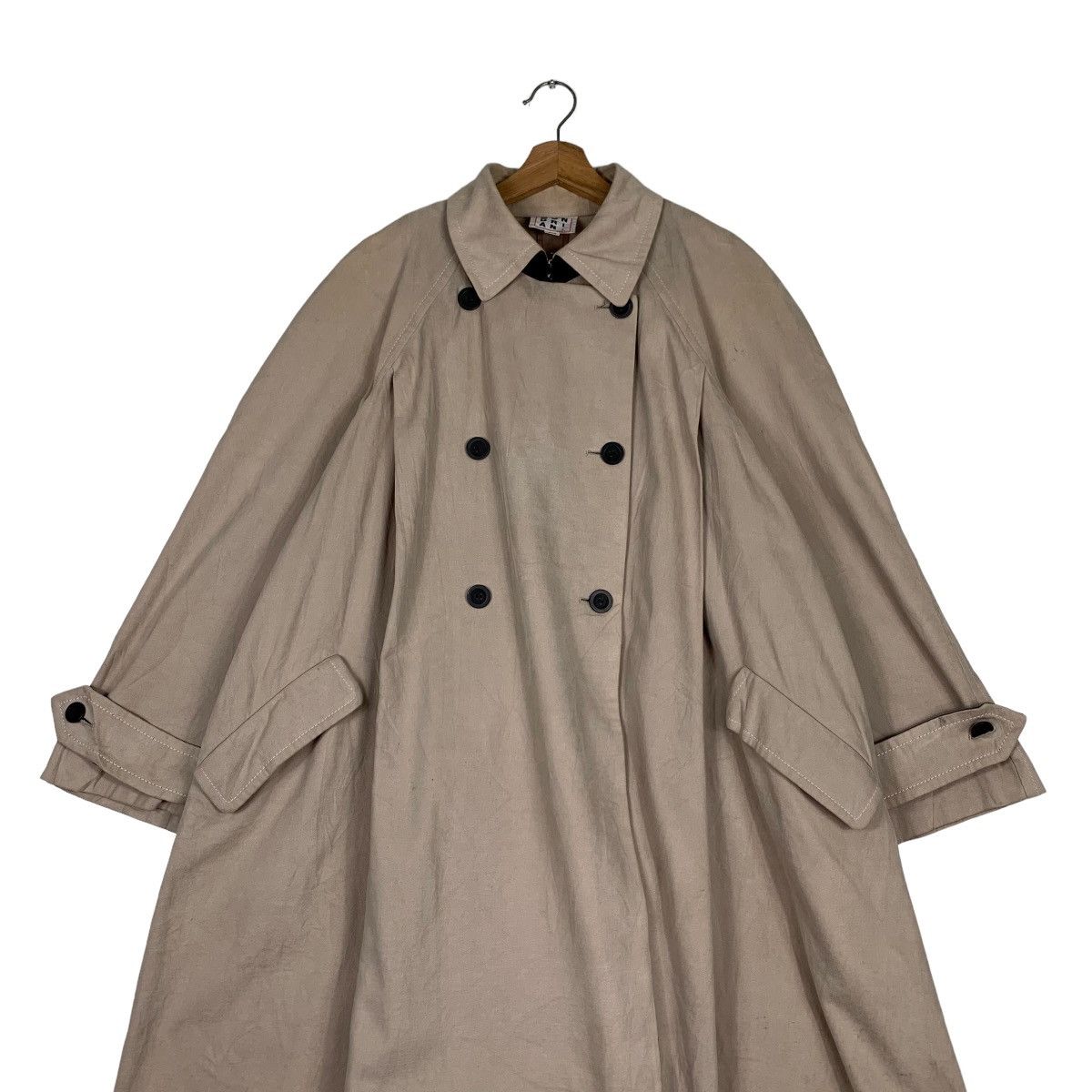 Japanese Brand MONDRIAN. Italy Double Breasted Long Coat #0409-C19 Size US L / EU 52-54 / 3 - 2 Thumbnail