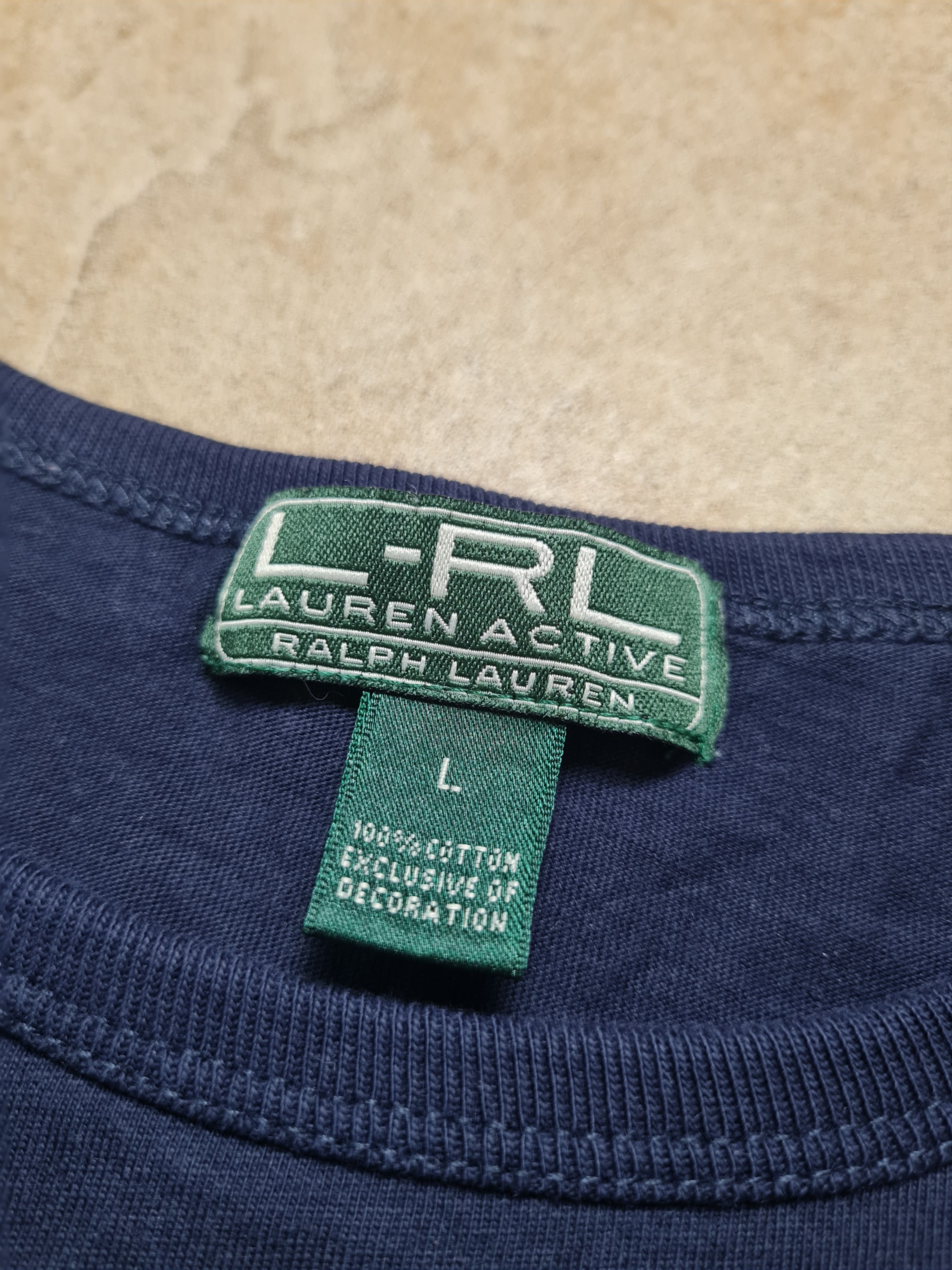 Polo Ralph Lauren Vintage Ralph Lauren Embroidered beads Big Logo Blue Size L Size L / US 10 / IT 46 - 7 Thumbnail