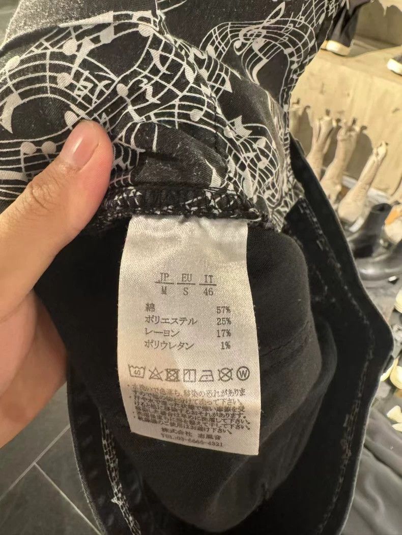 Number (N)ine Number Nine size US 46 Knives destroy musical notes jeans 2 Size US 30 / EU 46 - 3 Thumbnail