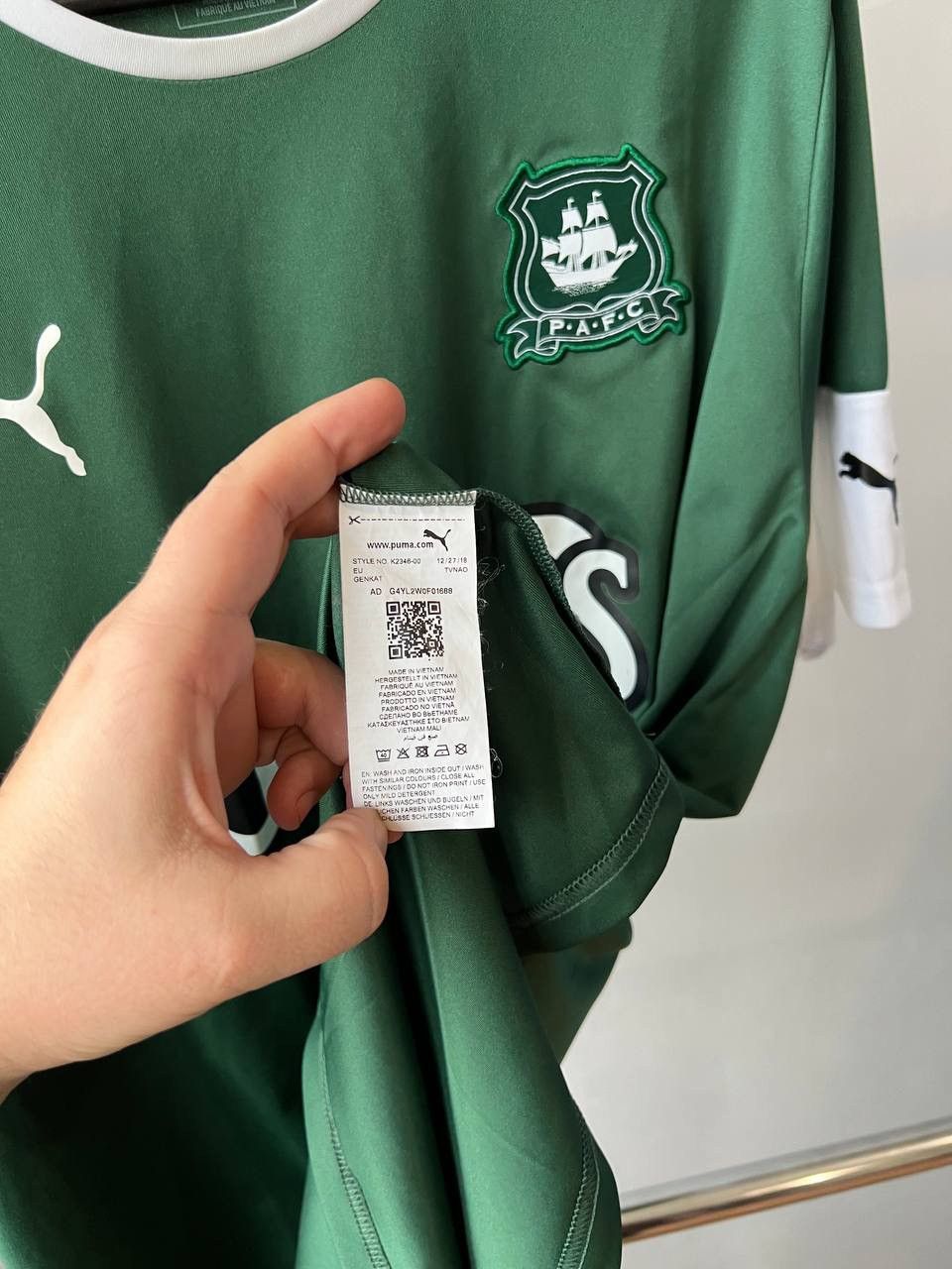 Puma 2019/20 PLYMOUTH ARGYLE HOME SOCCER JERSEY FOOTBALL SHIRT Size US XXL / EU 58 / 5 - 12 Thumbnail