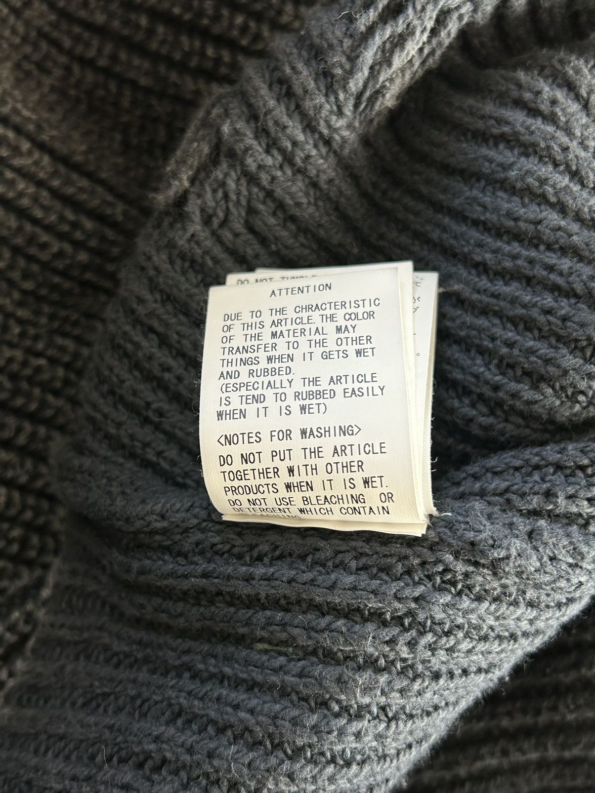 Maison MIHARA YASUHIRO Maison Mihara Yasuhiro grey distressed sweater Size US M / EU 48-50 / 2 - 10 Thumbnail