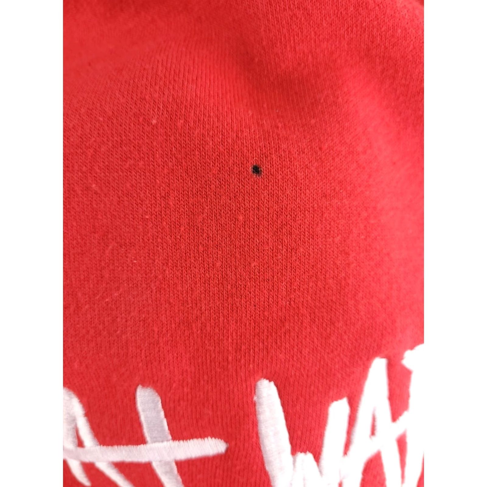Vintage At War Worldwide Sweatpants Mens Medium Cuffed Joggers Red Streetwear Red Size US 31 - 4 Thumbnail