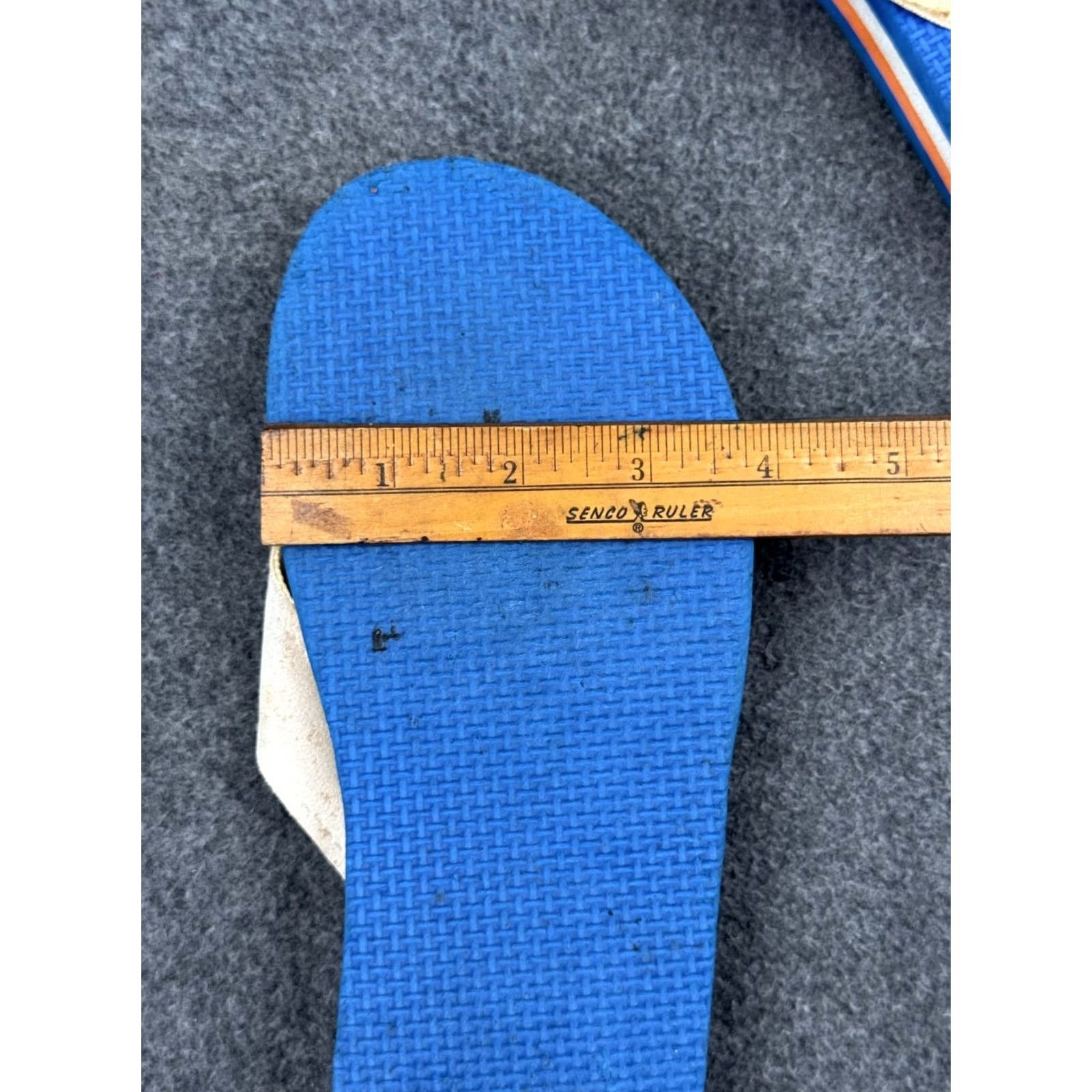 Vintage New York Mets Flip Flop Sandal 6 Blue Stadium Giveaway 1980s Womens, Women's — image 2 of 6