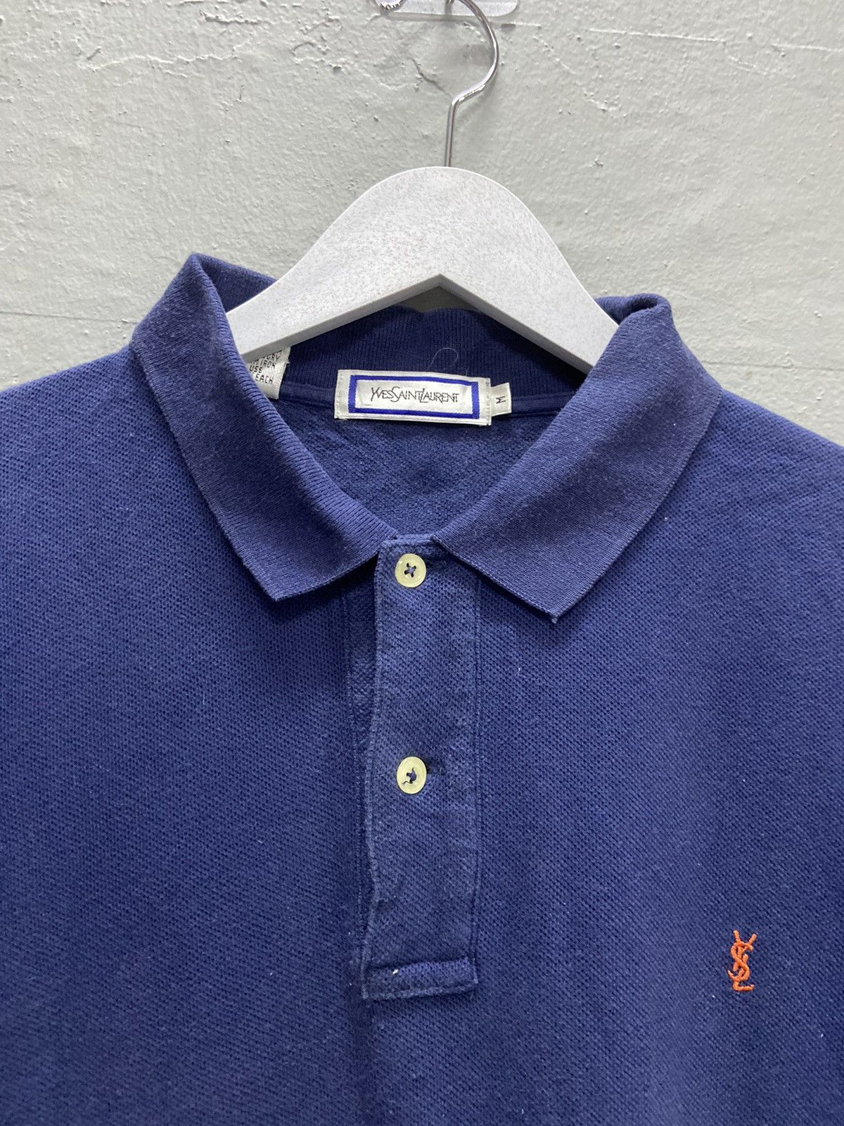 Yves Saint Laurent VINTAGE YVES SAINT LAURENT SMALL LOGO POLOS SHIRT Size US M / EU 48-50 / 2 - 5 Thumbnail