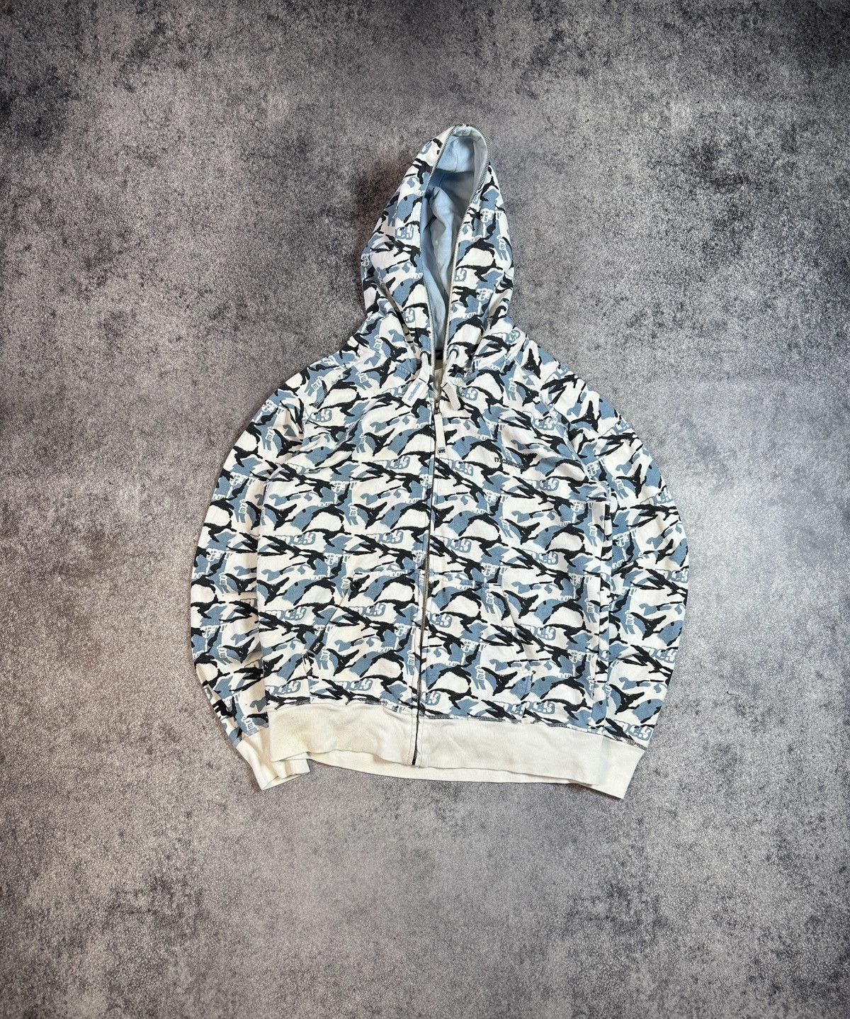 Vintage Y2K Full Zip Up Hoodie Streetwear Style Bape L USA Rare Alt Size US L / EU 52-54 / 3 - 1 Thumbnail
