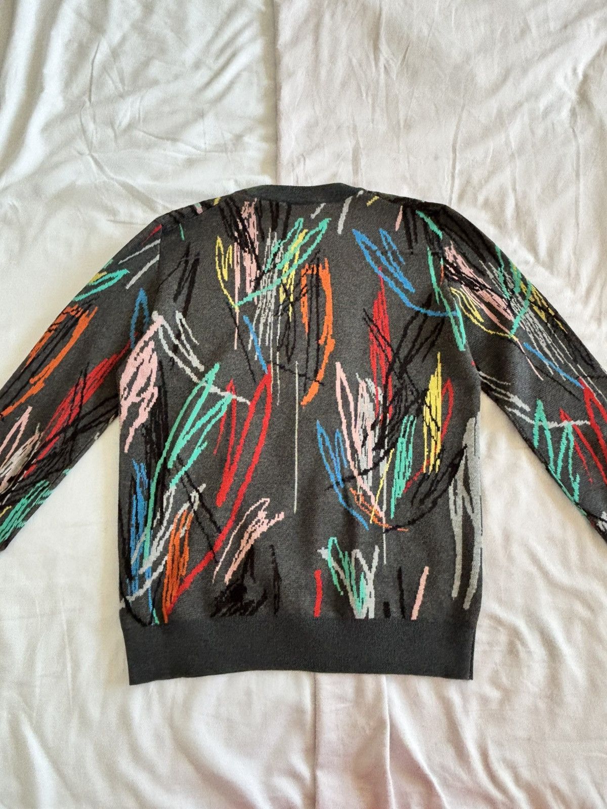 Dior Dior Homme SS15 Scribble Knit - Small Size US S / EU 44-46 / 1 - 9 Thumbnail