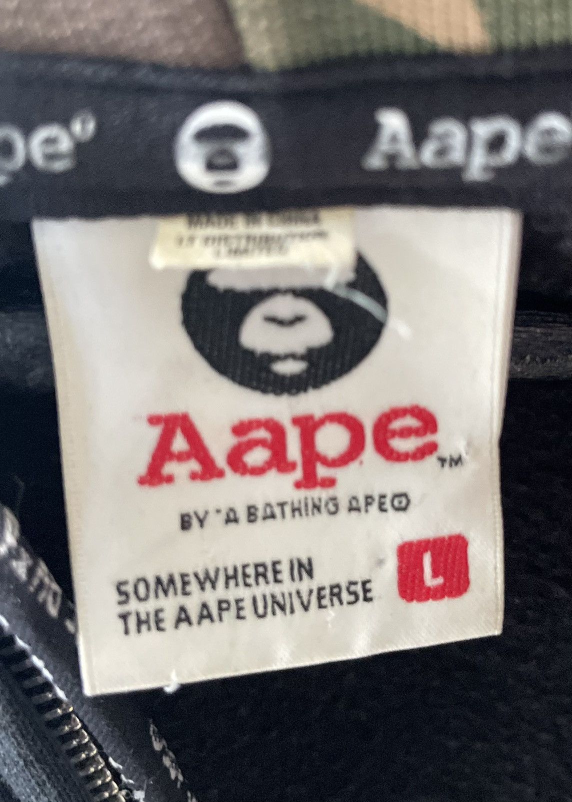 Aape AAPE By A Bathing Ape Hoodie Men's Large UNVS Size US L / EU 52-54 / 3 - 7 Thumbnail