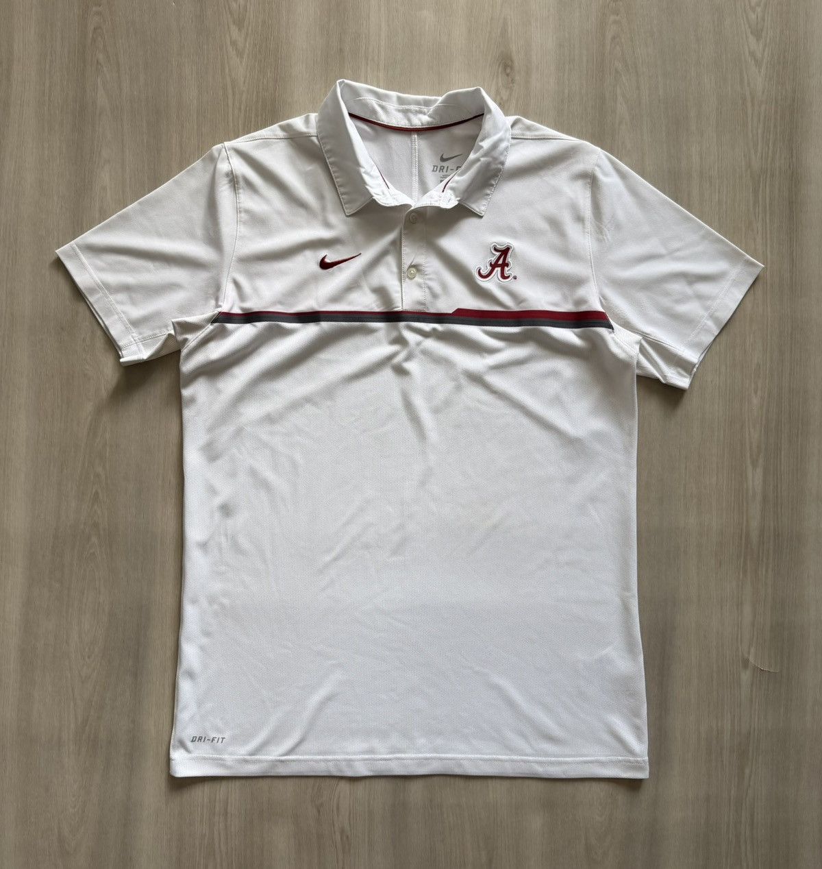 Nike 2 Nike Dri Fit Polo Shirt Alabama Crimson Tide Shirts Sz L Size US L / EU 52-54 / 3 - 7 Thumbnail