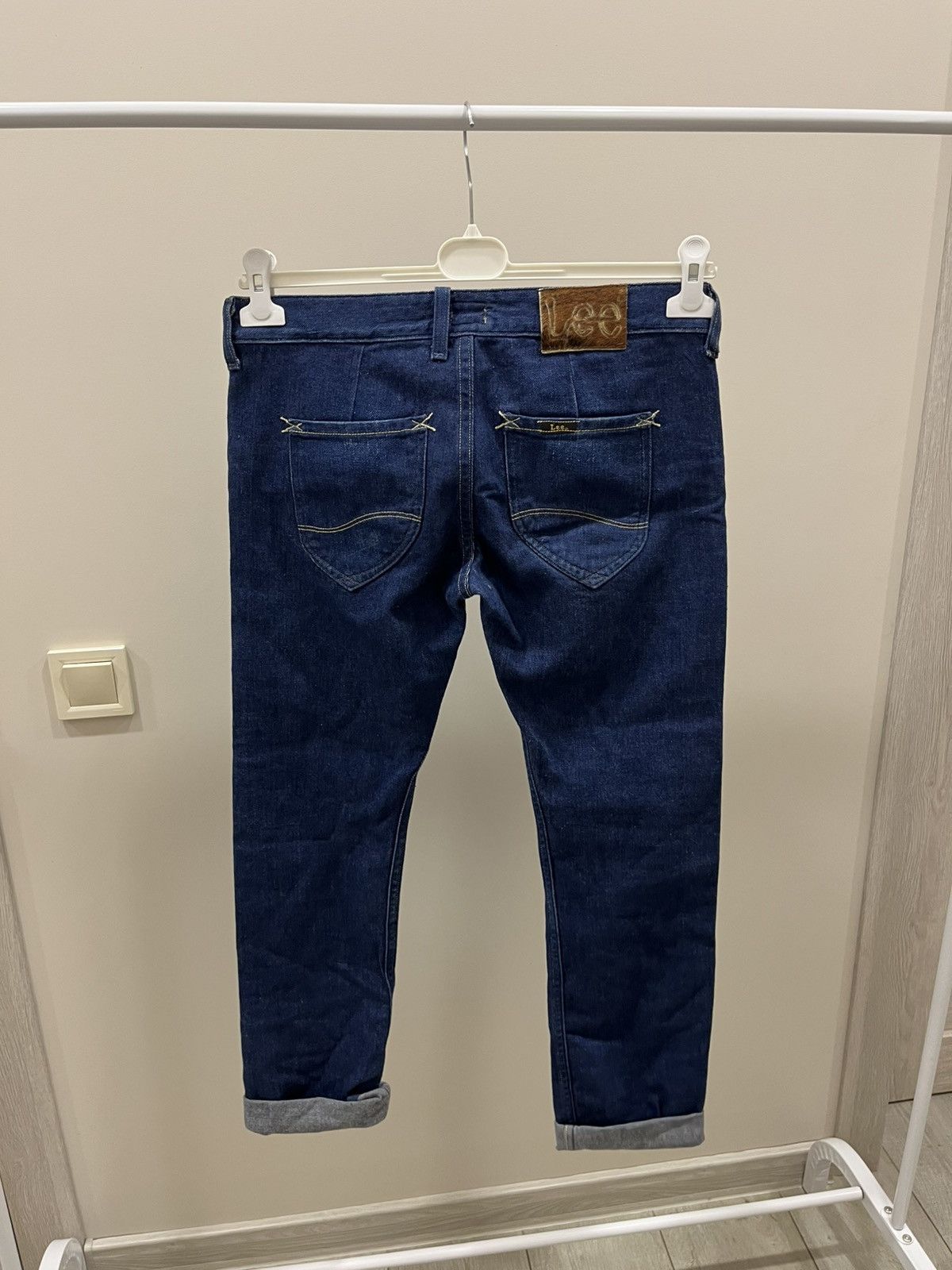 Lee Vintage 90s Lee Jeans Blue Y2K Straight Slim Streetwear Size US 28 / EU 44 - 3 Thumbnail
