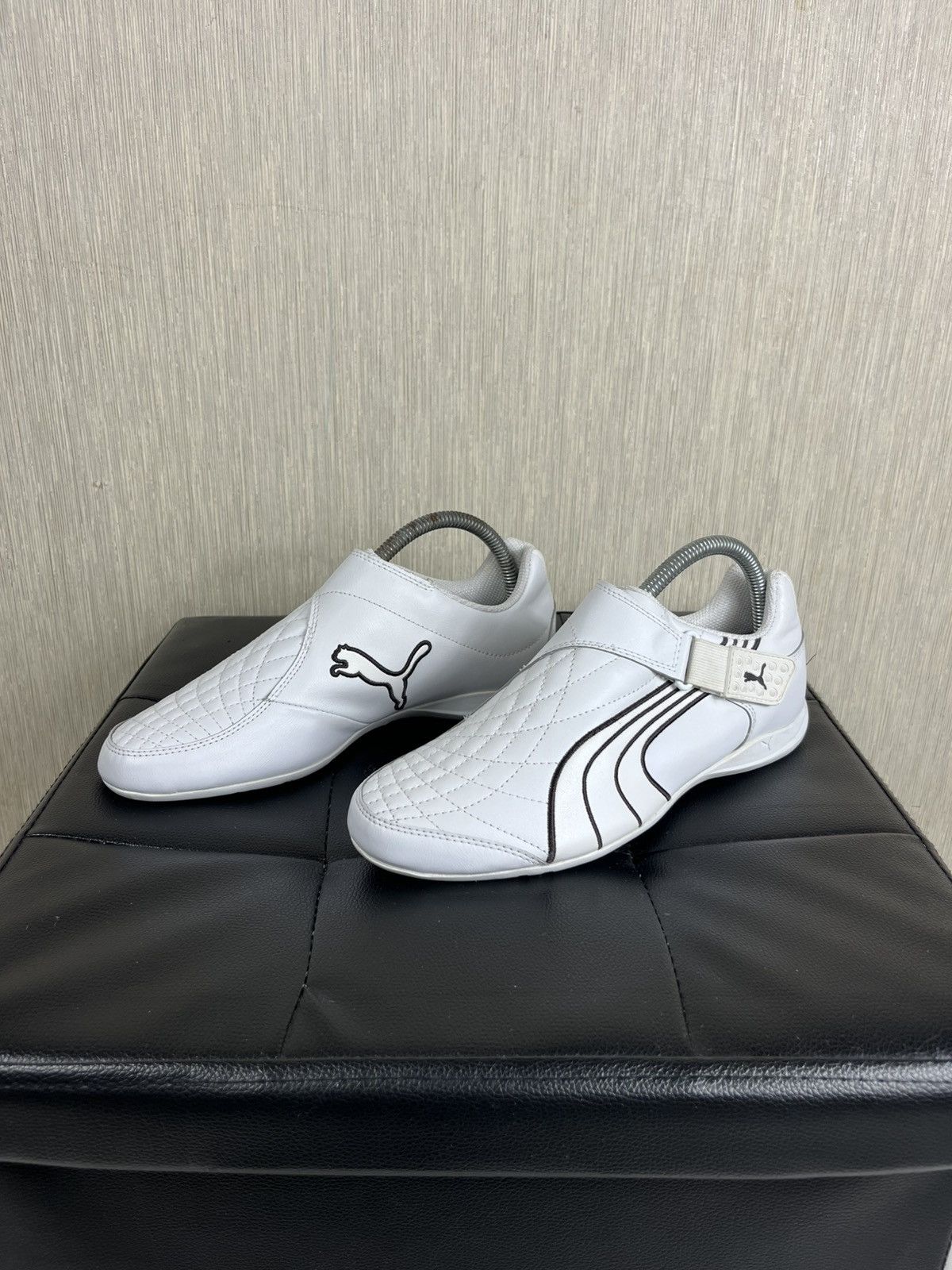 Puma × Vintage Vintage Puma y2k velcro shoes leather sneakers speed cat low Size US 7 / EU 40 - 2 Thumbnail