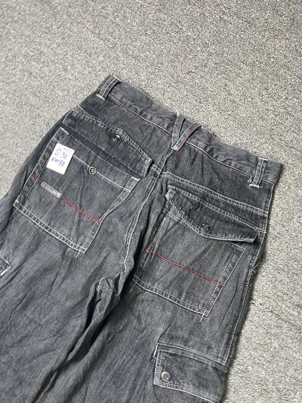 If Six Was Nine × Japanese Brand × Le Grande Bleu (L.G.B.) THRILLERdnm x Optimal Design Cargo Pants (92) Size US 30 / EU 46 - 18 Thumbnail