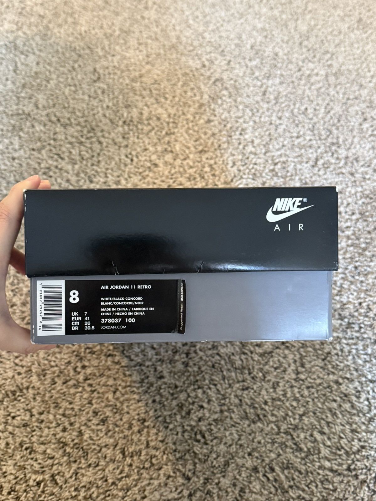 Jordan Brand × Nike Air Jordan 11 Retro ‘Concord’ 2018 Size US 8 / EU 41 - 8 Thumbnail