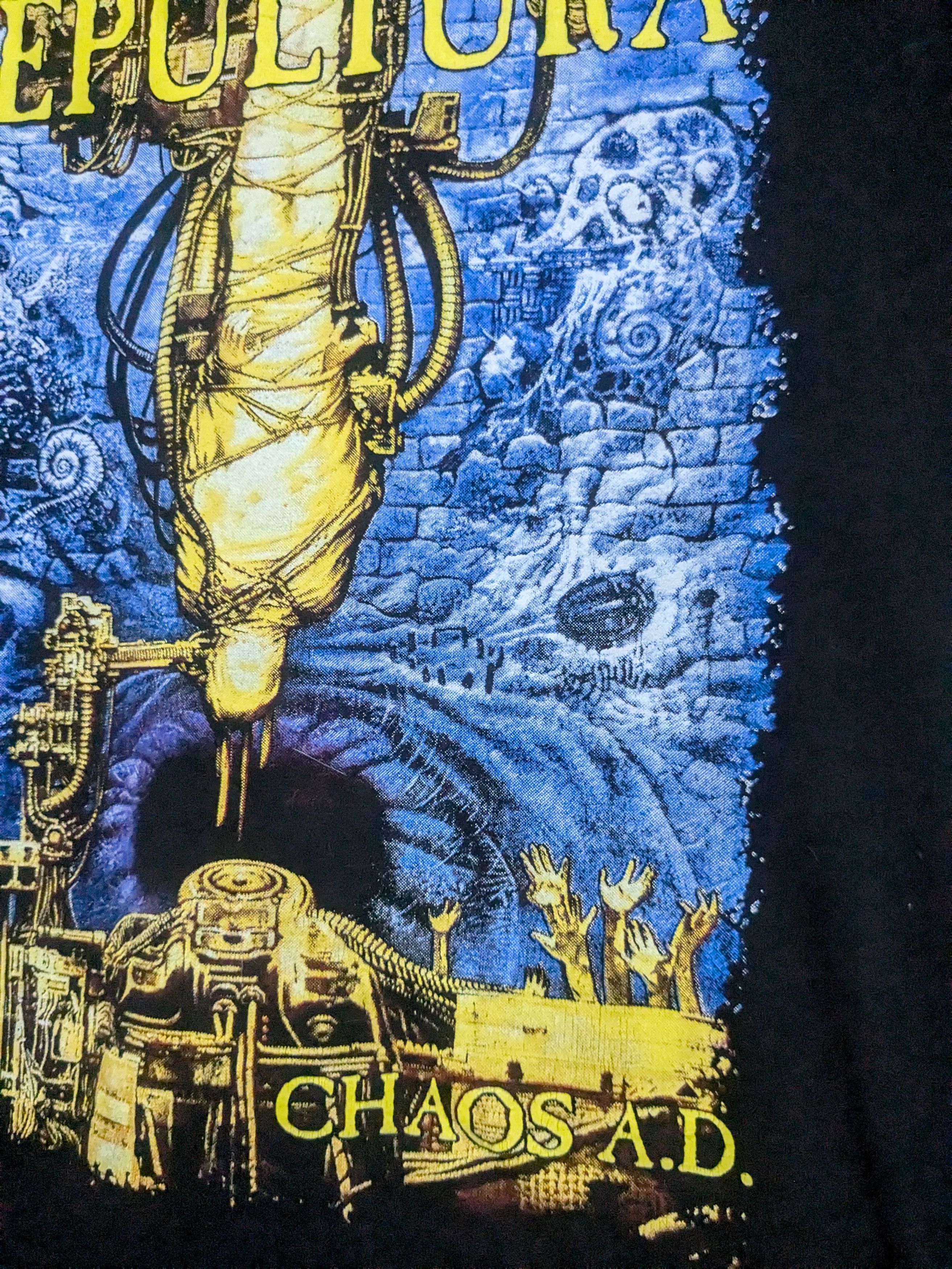 Other sepultura chaos ad tshirt medium with backhit Size US M / EU 48-50 / 2 - 2 Thumbnail