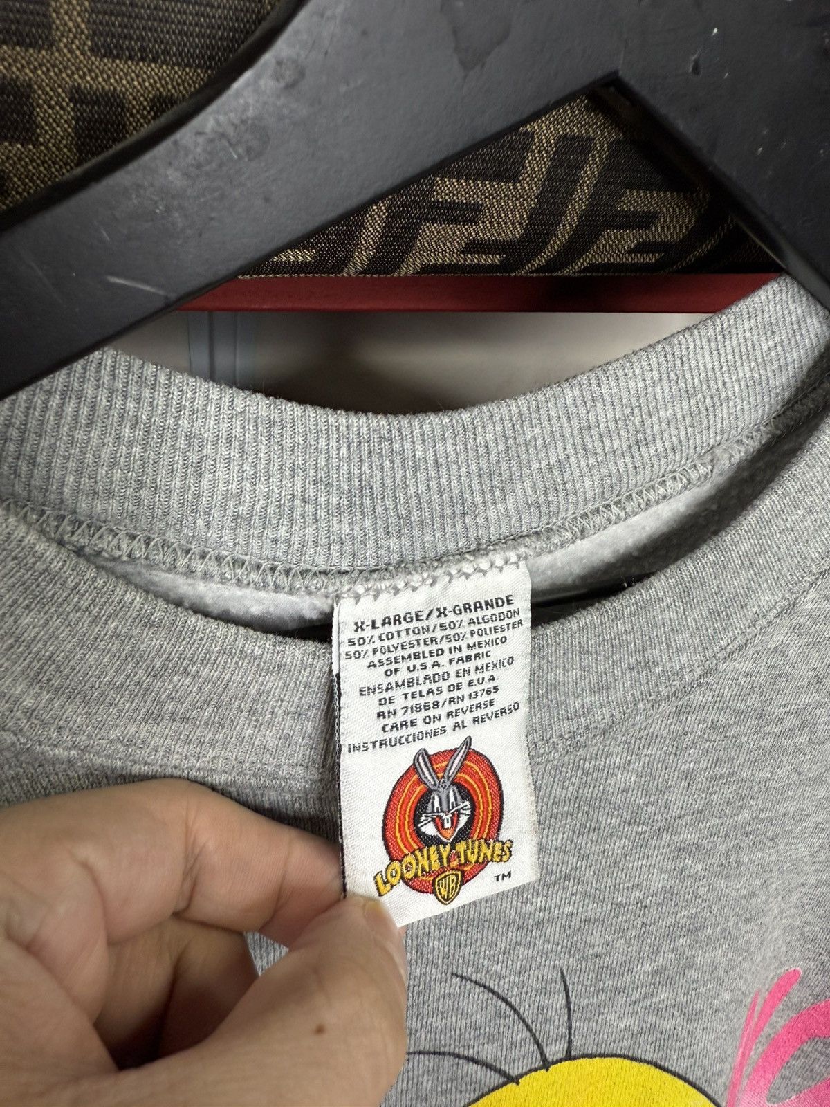 Vintage Vintage 90’s Looney Tunes Crewneck Vtg Tweety Sweatshirt XL Size US XL / EU 56 / 4 - 3 Thumbnail