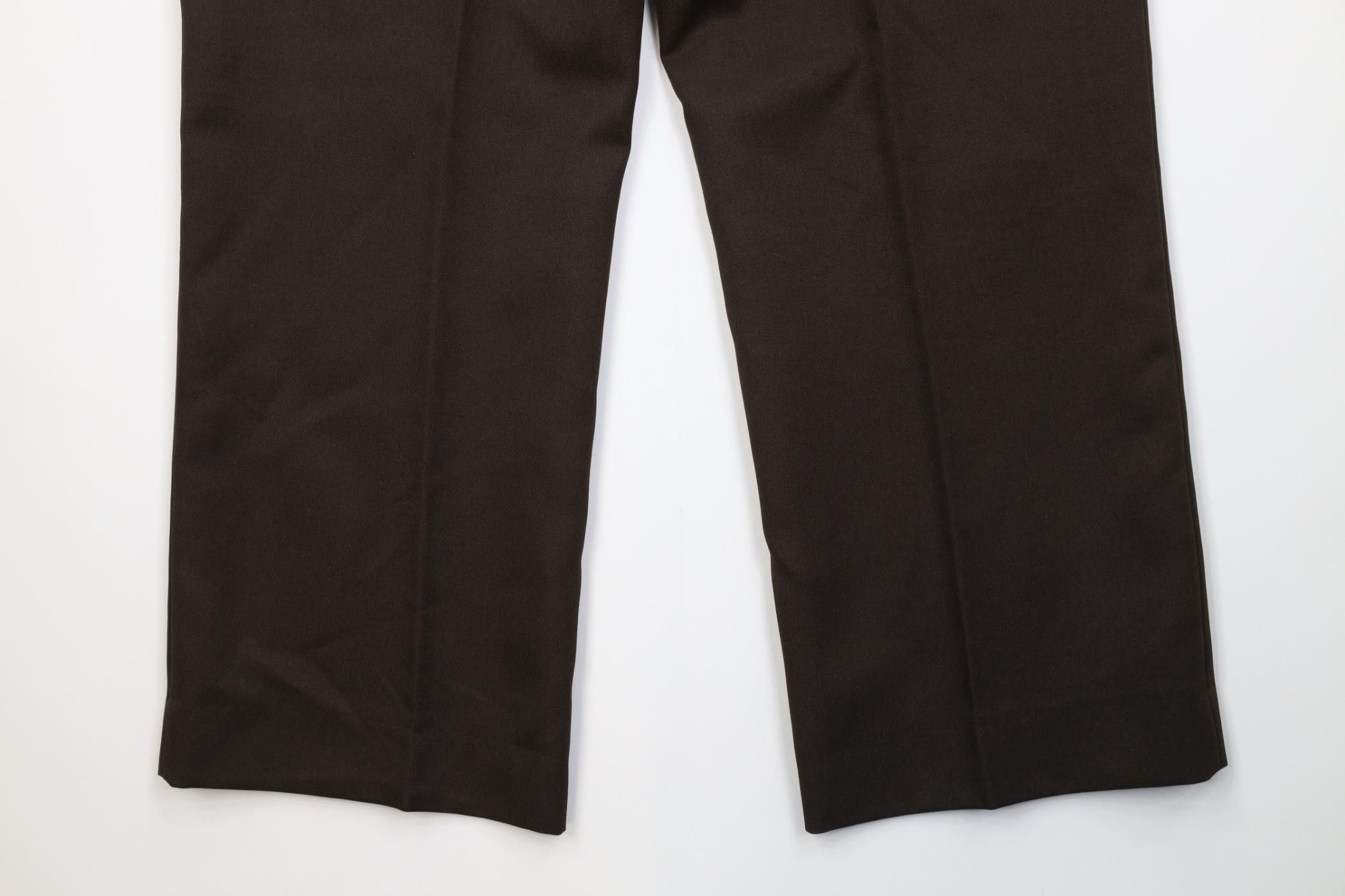 Vintage Vintage 70s Streetwear Wide Leg Chino Pants Brown USA Size US 38 / EU 54 - 13 Thumbnail