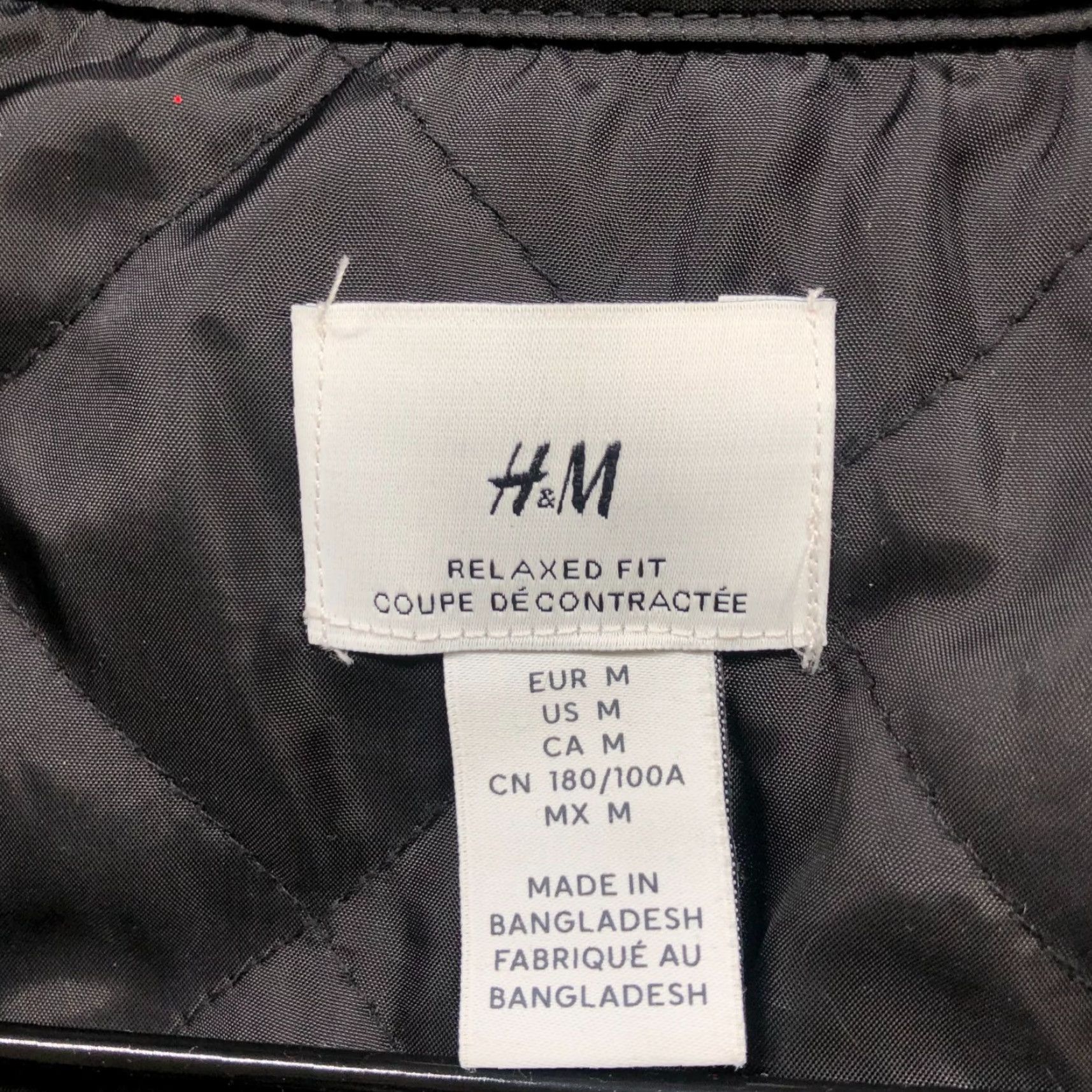 H&M H&M Shacket Mens M Relaxed Fit Gray Plaid Flannel Jacket Padded Overshirt Size US M / EU 48-50 / 2 - 4 Thumbnail
