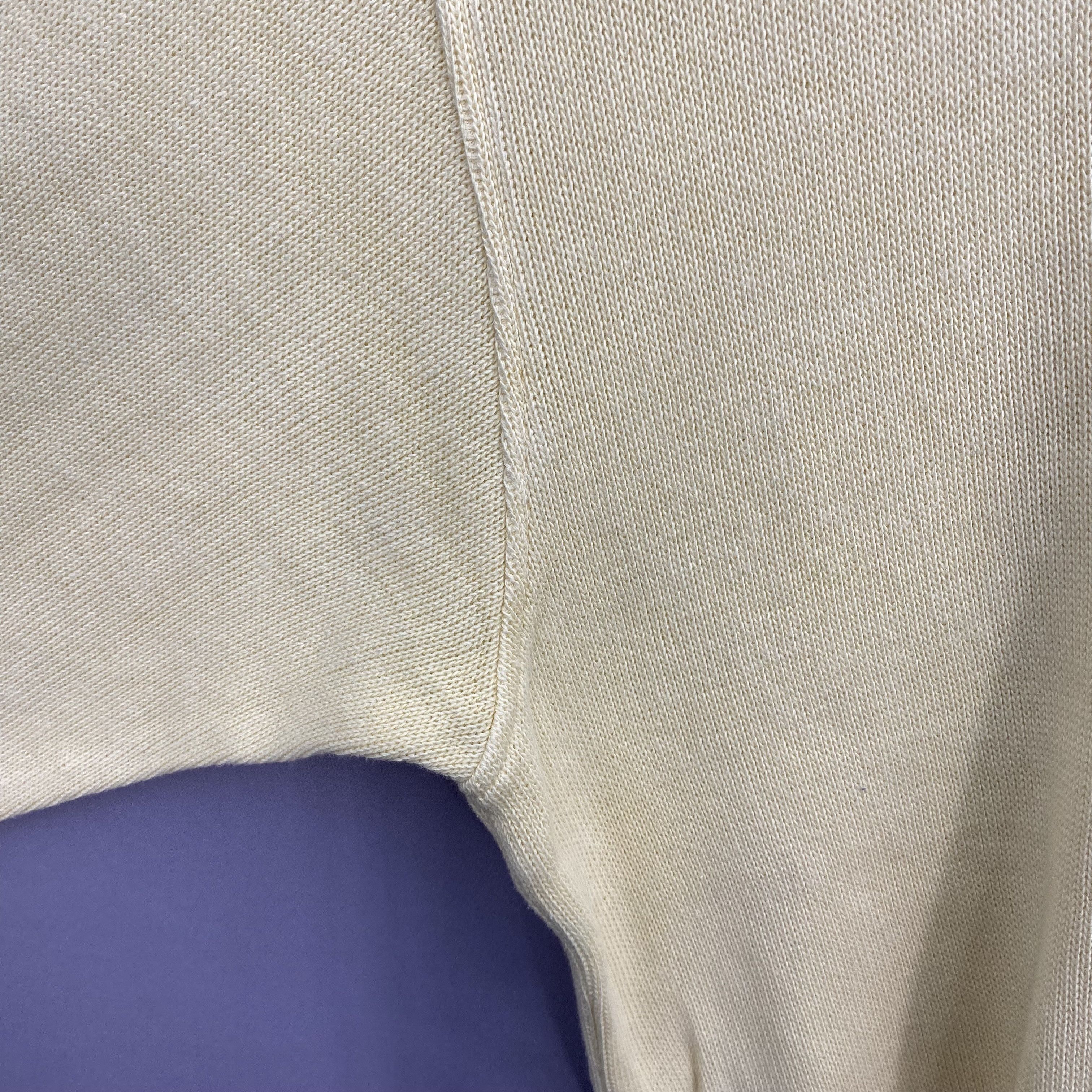 Lacoste Vintage 90s Lacoste Ribbed Knit Cardigan V-Neck Sweater Size US M / EU 48-50 / 2 - 7 Thumbnail