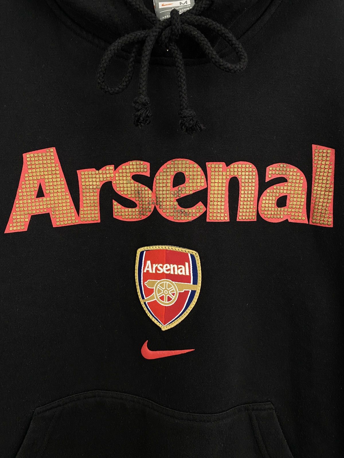 Nike Vintage 90s Arsenal Nike Hoodie Rare Retro Hype Y2K Size US S / EU 44-46 / 1 - 4 Thumbnail