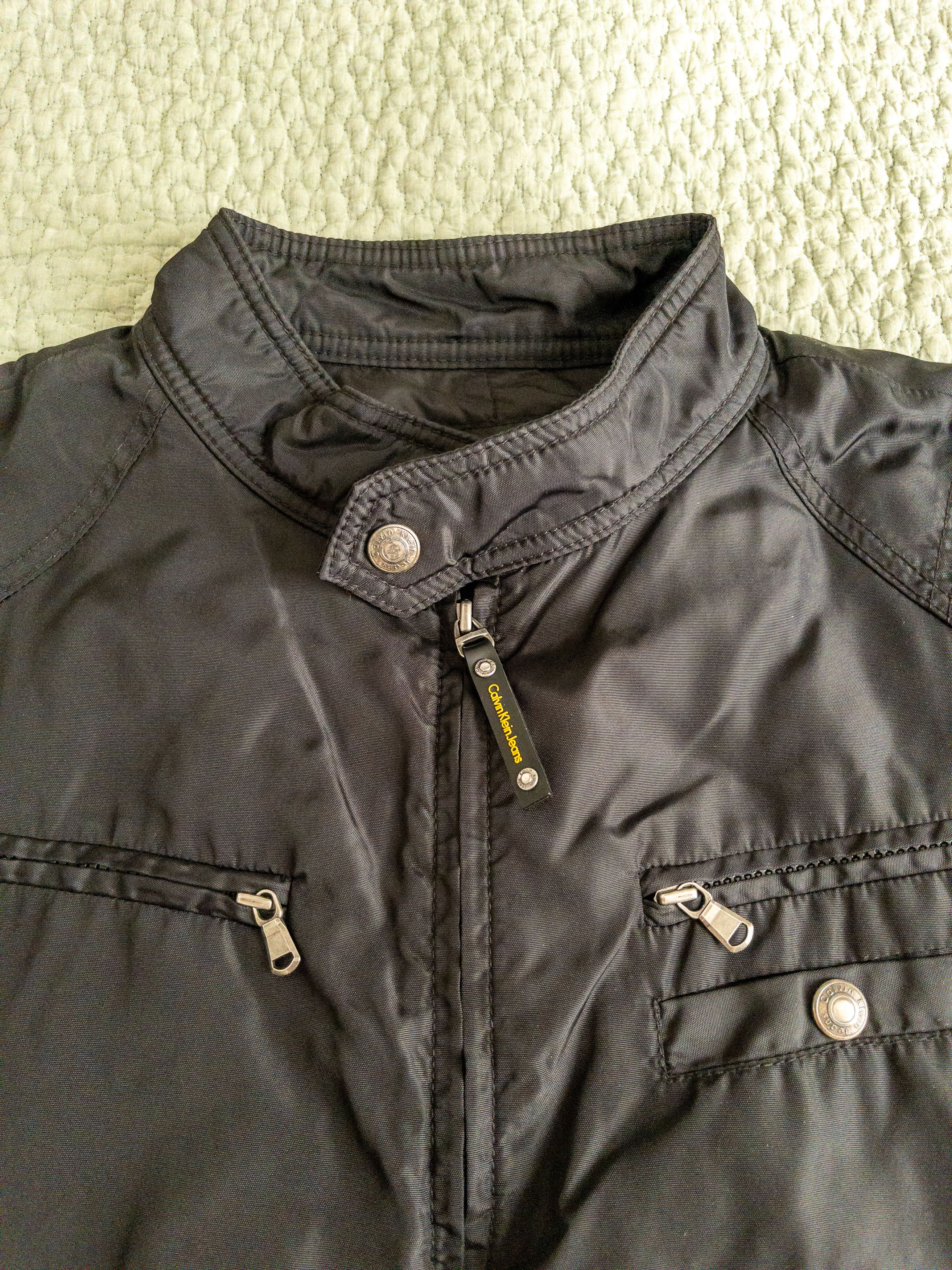 Calvin Klein Calvin Klein Jeans Bomber Motorcycle Jacket Mid-2000s XL Size US XL / EU 56 / 4 - 5 Thumbnail