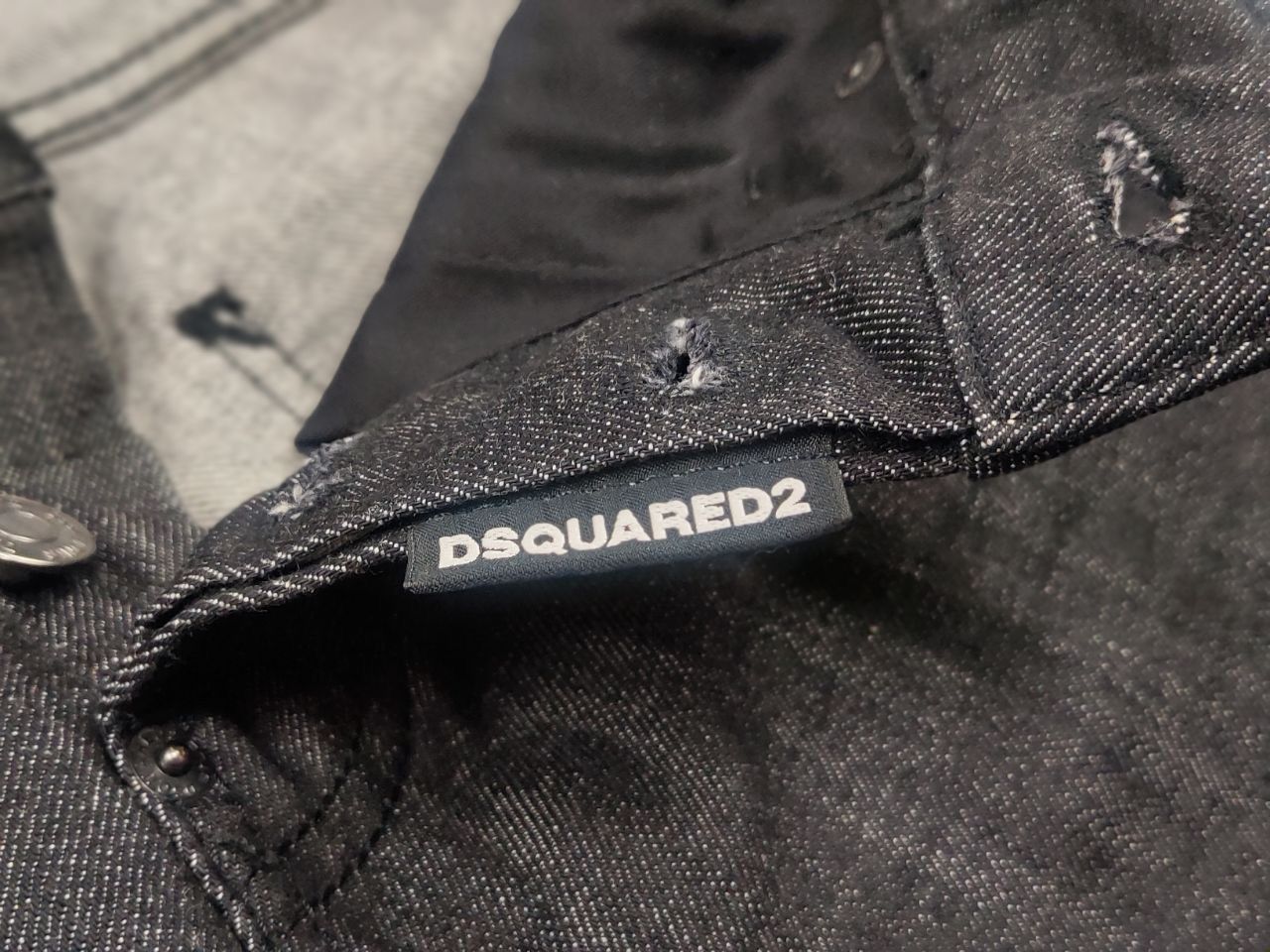 Dsquared2 Dsquared2 luxury Design Dark graphite Denim Straight jeans Size US 31 - 13 Thumbnail