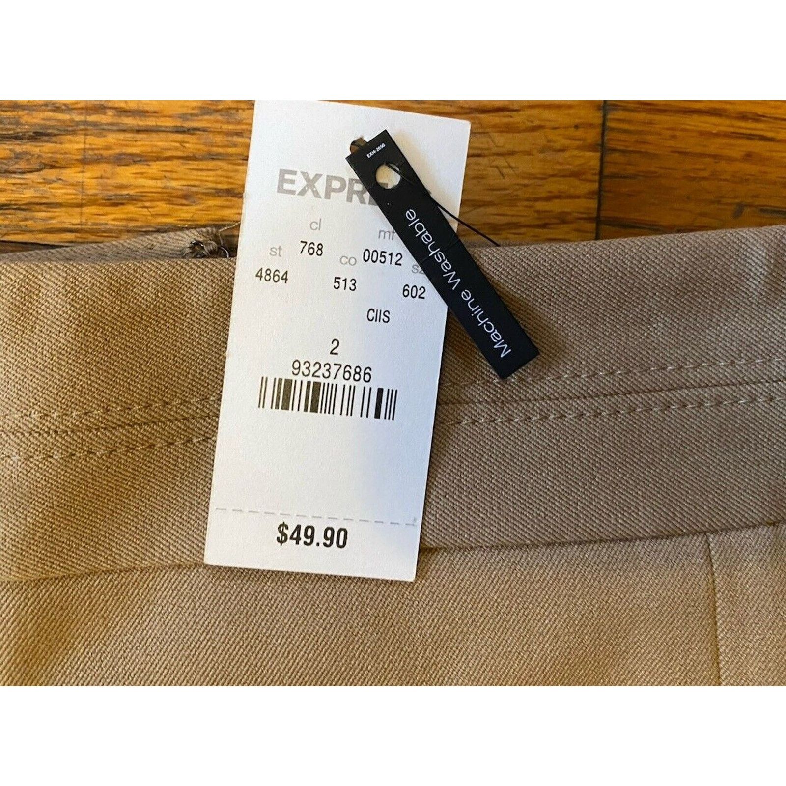 Express NWT Express Mini Lined Skirt Women’s 2 $50 Machine Washable Size 26" / US 2 / IT 38 - 5 Thumbnail