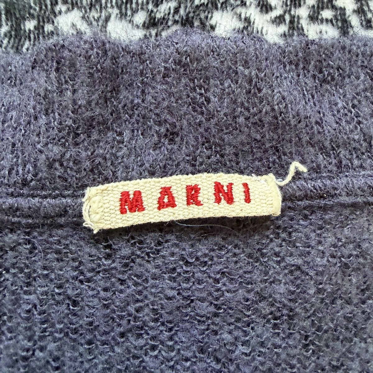 Marni Vintage Marni Mohair Knit Cardigan Size S / US 4 / IT 40 - 4 Thumbnail