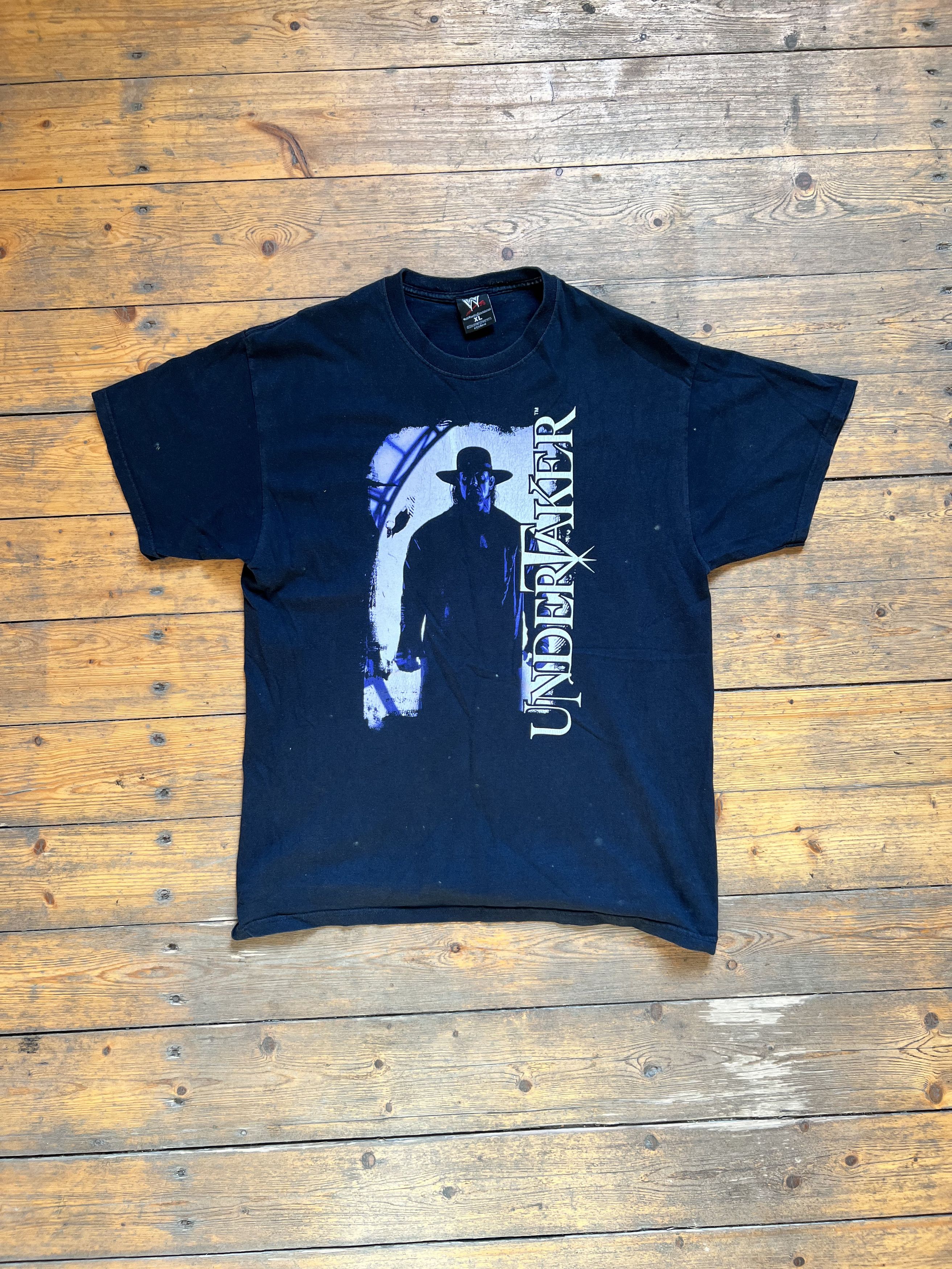 Band Tees × WWE Under Taker Vintage Death 2000s Y2k Tee Size US XL / EU 56 / 4 - 1 Thumbnail