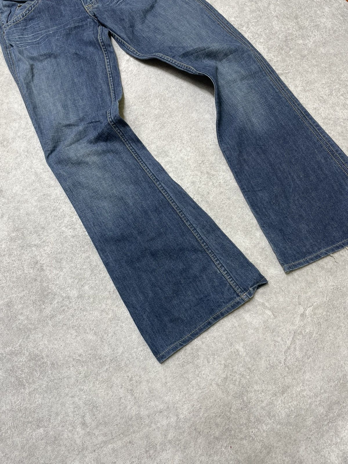 If Six Was Nine × Le Grande Bleu (L.G.B.) × Tornado Mart Flared Denim Jeans - LGB / If Six Was Nine Energy Size US 27 - 2 Thumbnail